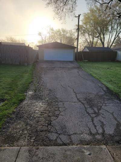 Full depth concrete driveway replacement by PaveRight Concrete&Asphalt LLC