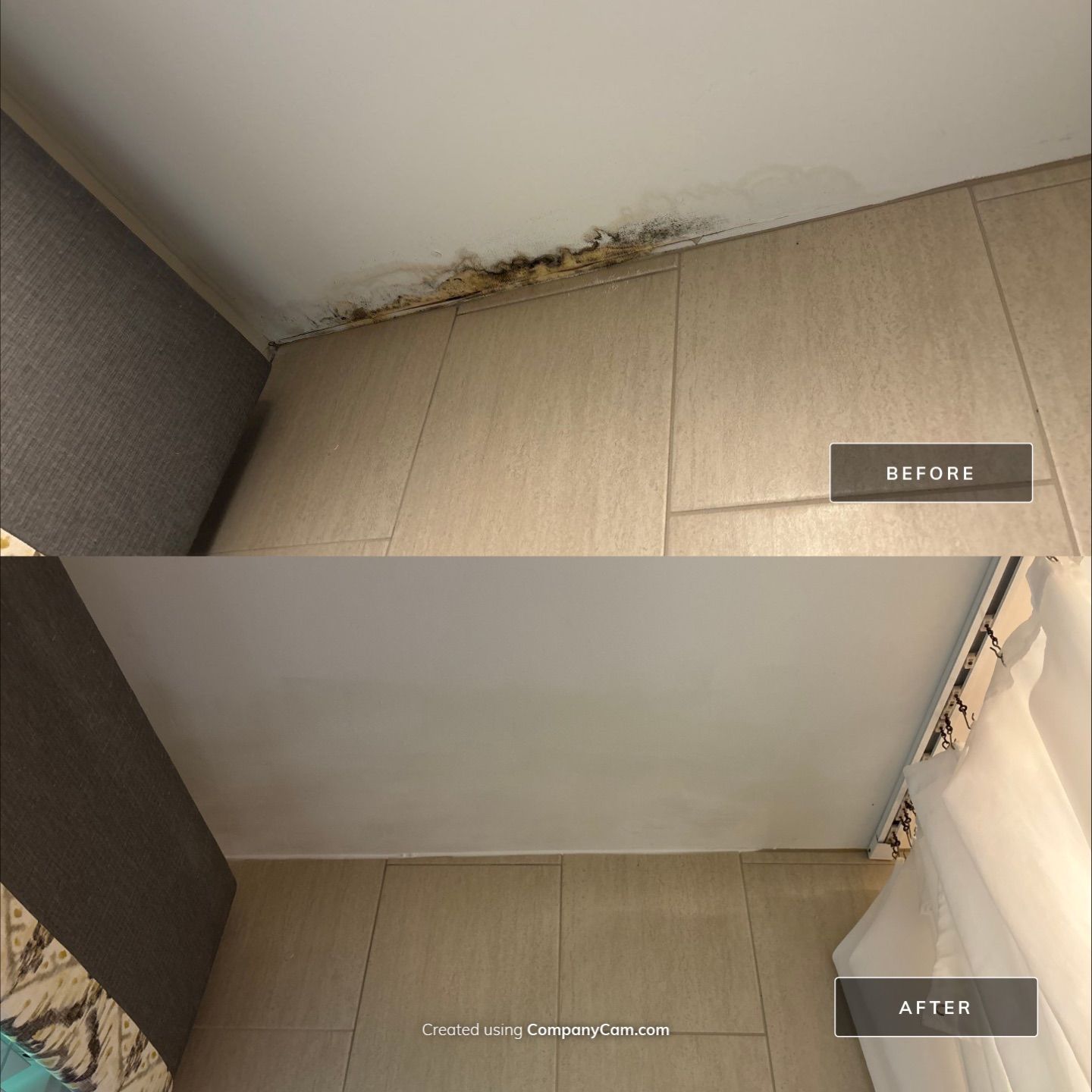 Roof repair and ceiling repair by Deerfield Roofing LLC