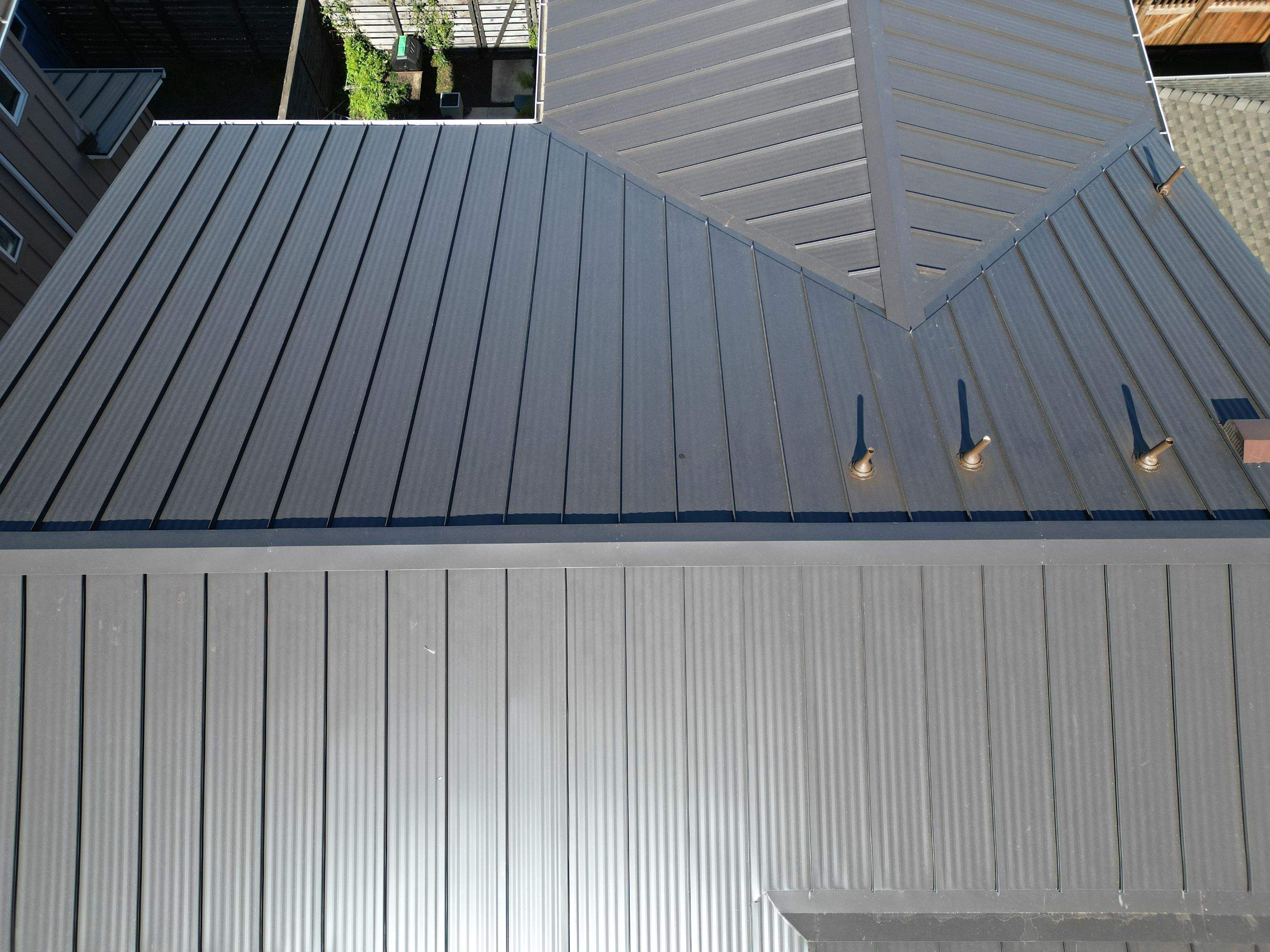 Dark Bronze Standing Seam Metal Roof by RoofsOnly.com