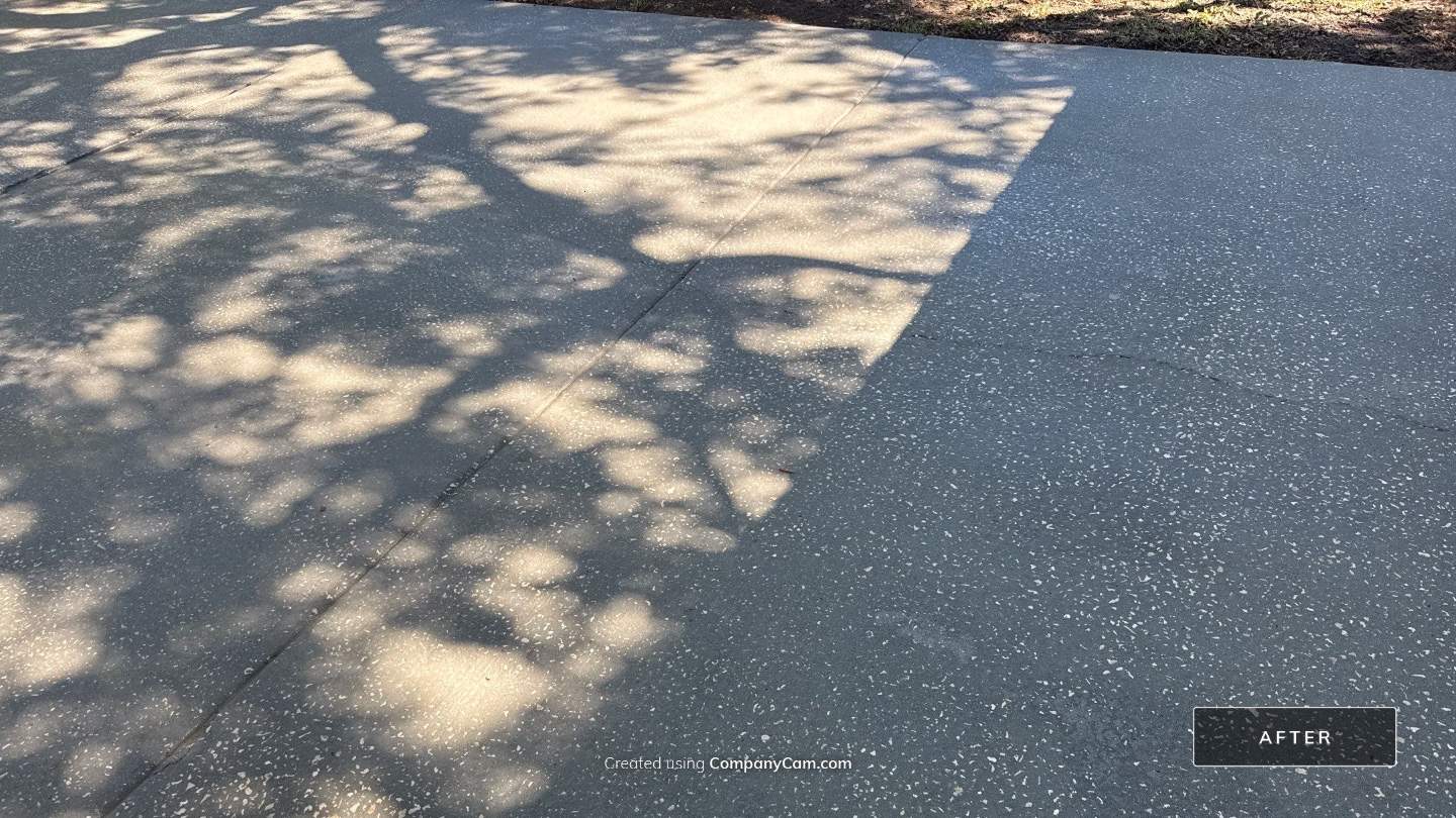 Concrete Driveway & Sidewalk Cleaning ā Peppermill IV at Providence Lakes, Brandon, FL by Sunshine AquaWash