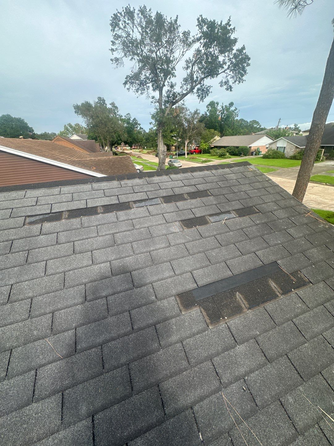 Hail Damage using Owen's Corning Duration (Lifetime) Shingles by Roof Repair Company