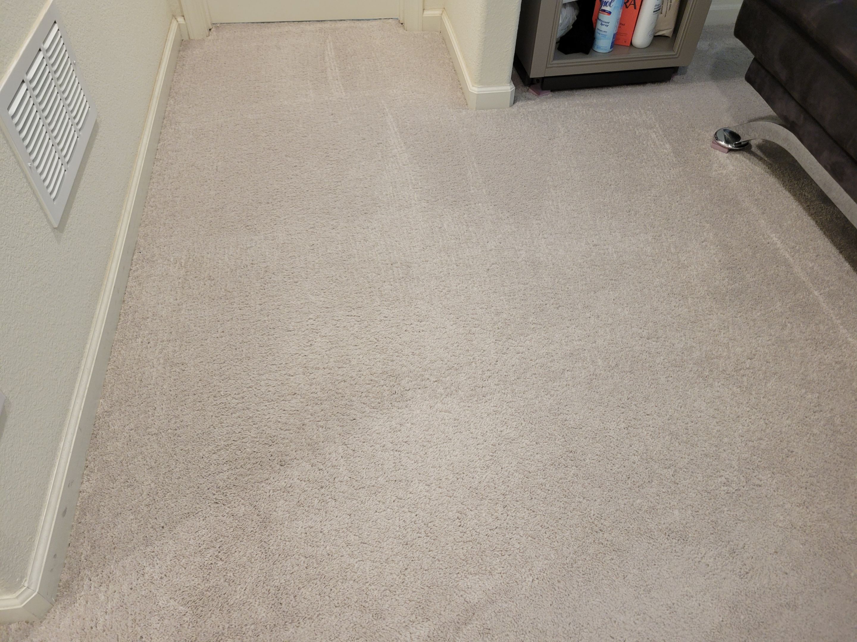Re-Stretch and Cleaning of a Buckled Carpet by Ardent Carpet Restore LLC