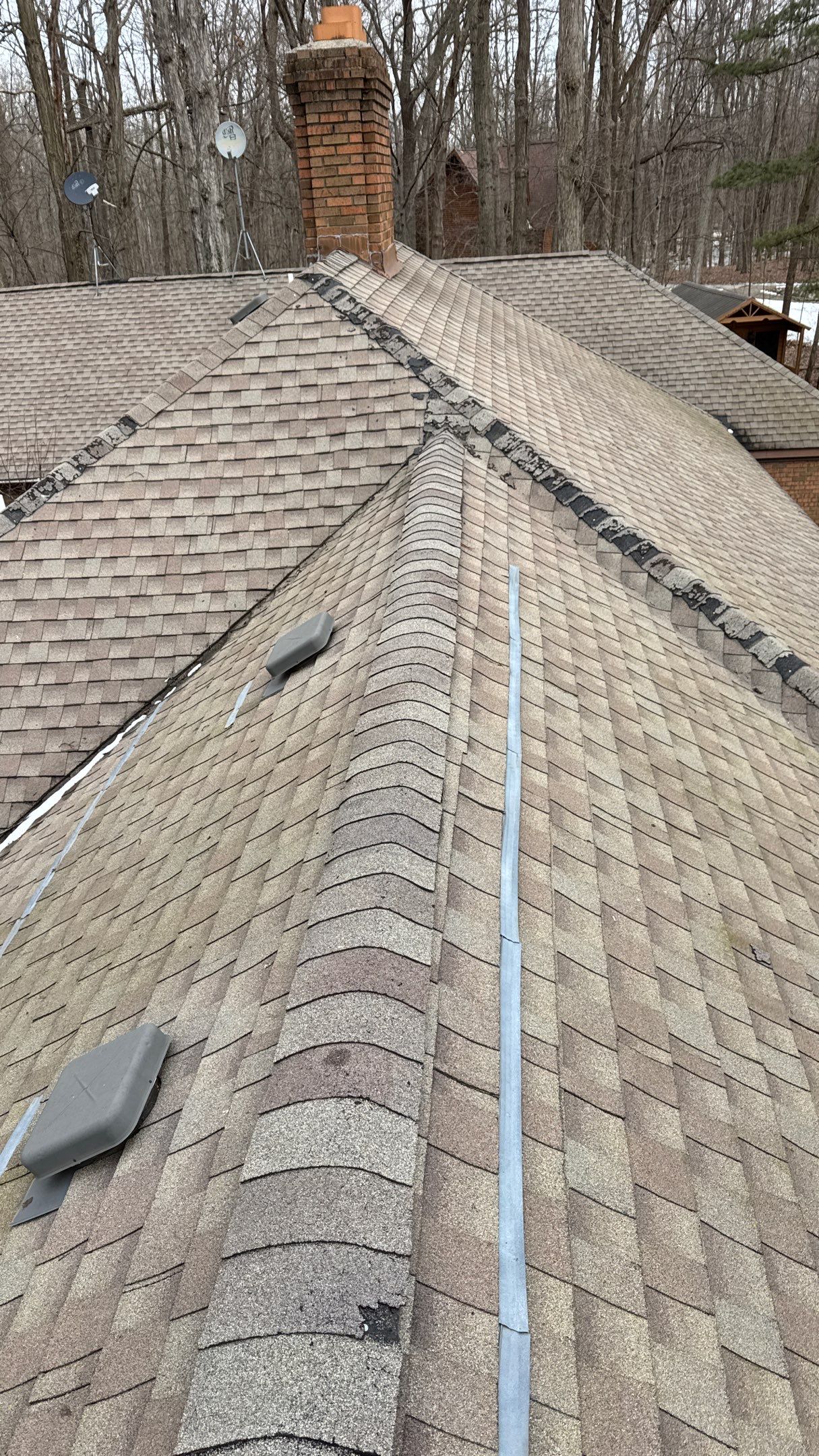 Roof Replacement using Owens Corning Colonial Slate by 180 Contractors