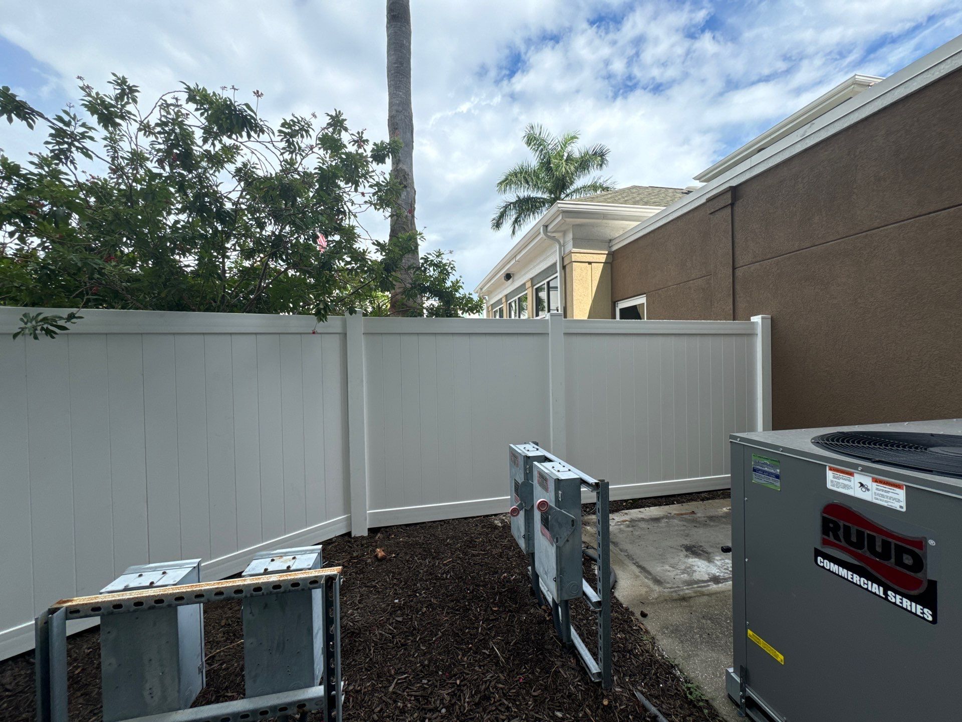 Vinyl Privacy Fence using 6Ft White Vinyl Privacy Fence by Asap fence and gates, LLC