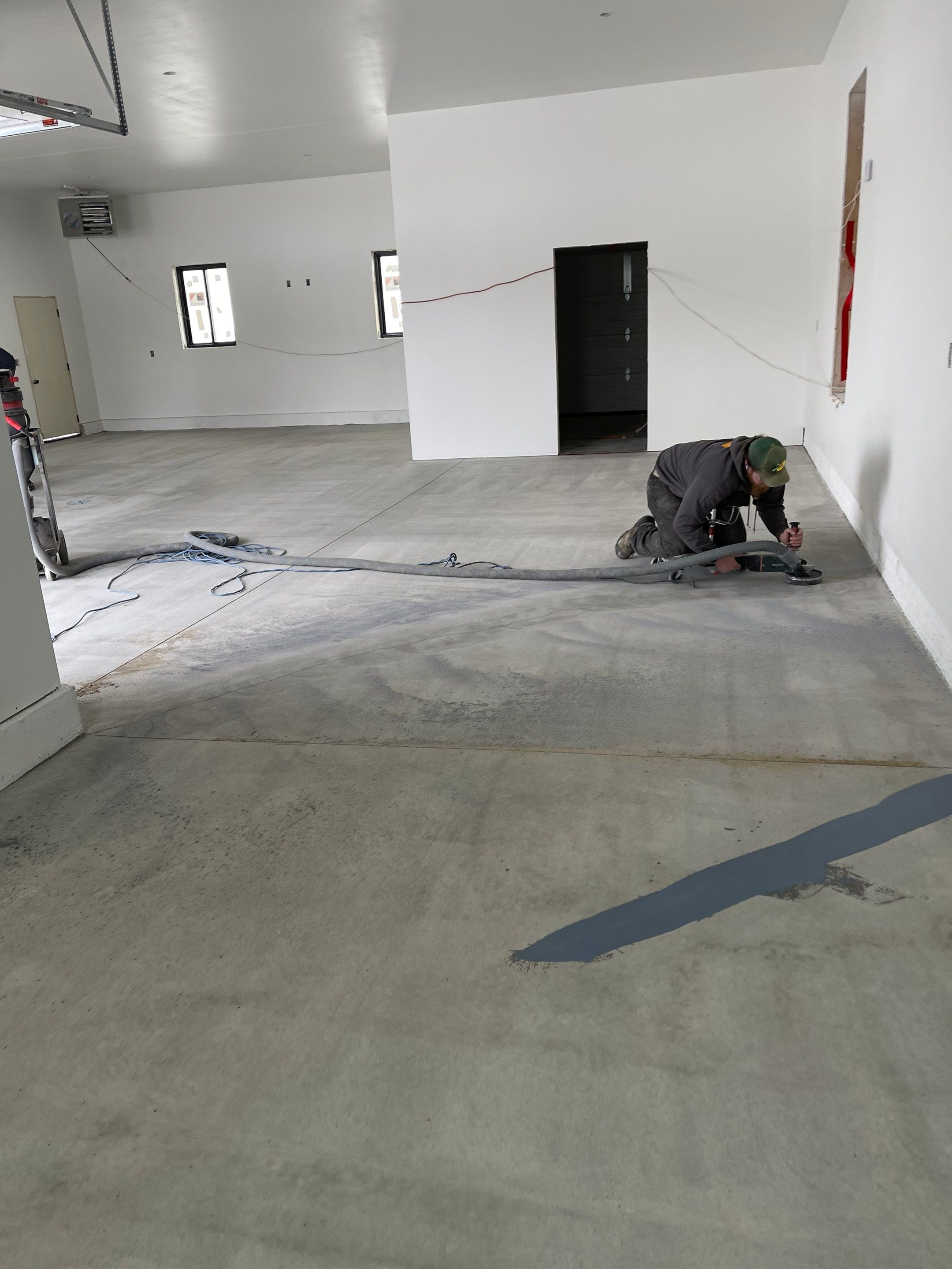 Garage using Slate Stone by Select Painting, Coatings & Garage Cabinets