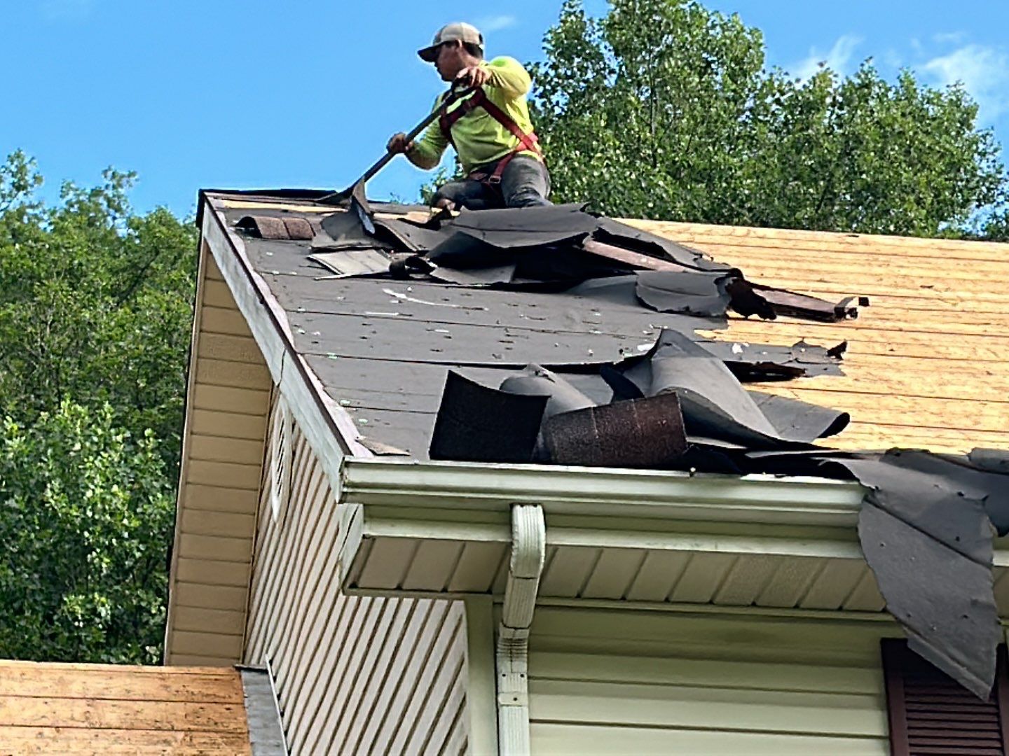 Residential Roofing Installation using Metal by Mr. Roofer