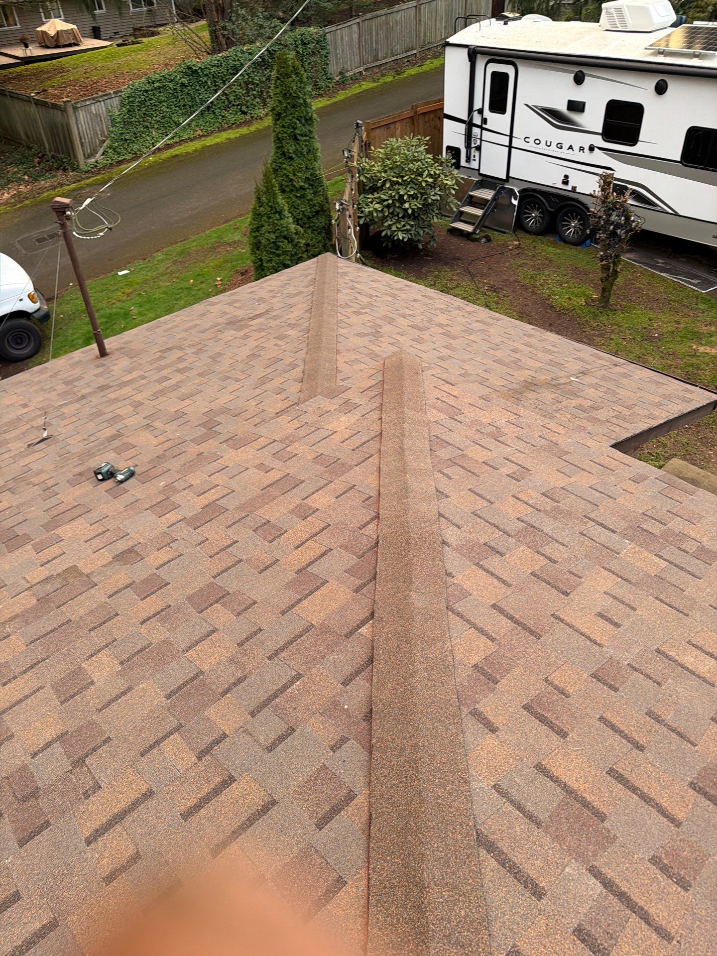 Residential Roofing Installation using GAF UHDZ Shingles by Roofing Formula LLC