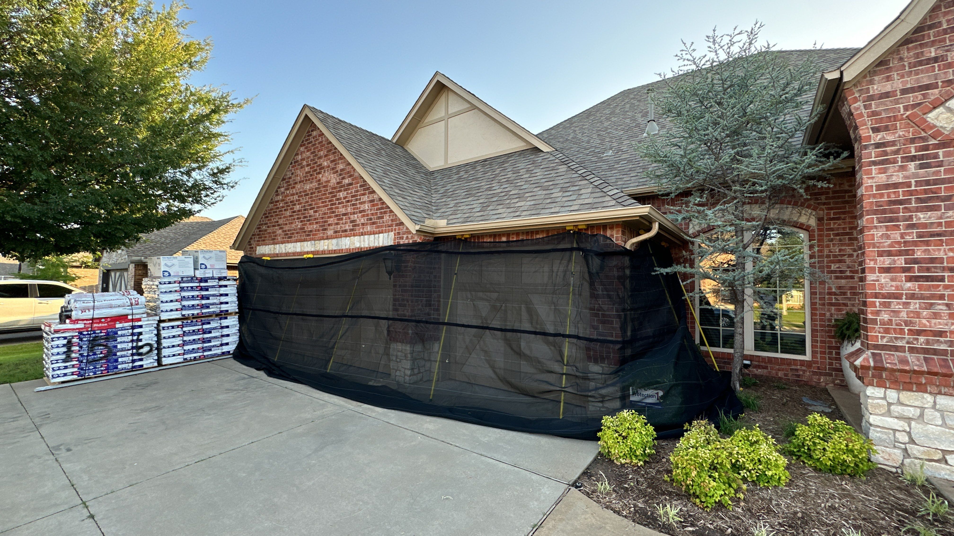 Reroof using GAF HDZ - Weathered Wood by Castillo Roofing