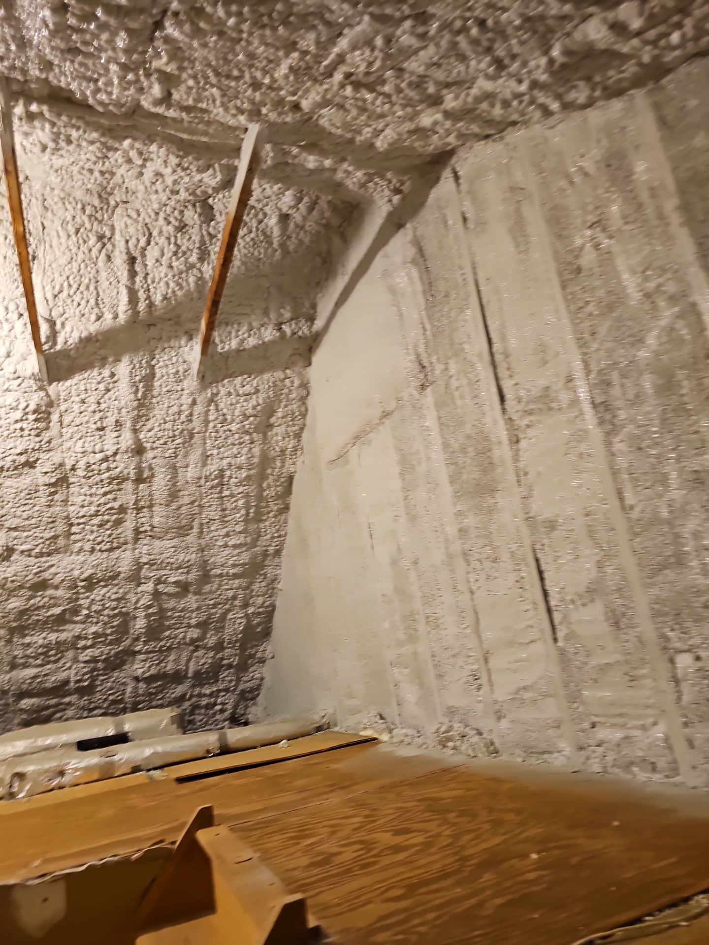 Attic Retrofit using open cell spray foam by NYS Foam & Energy