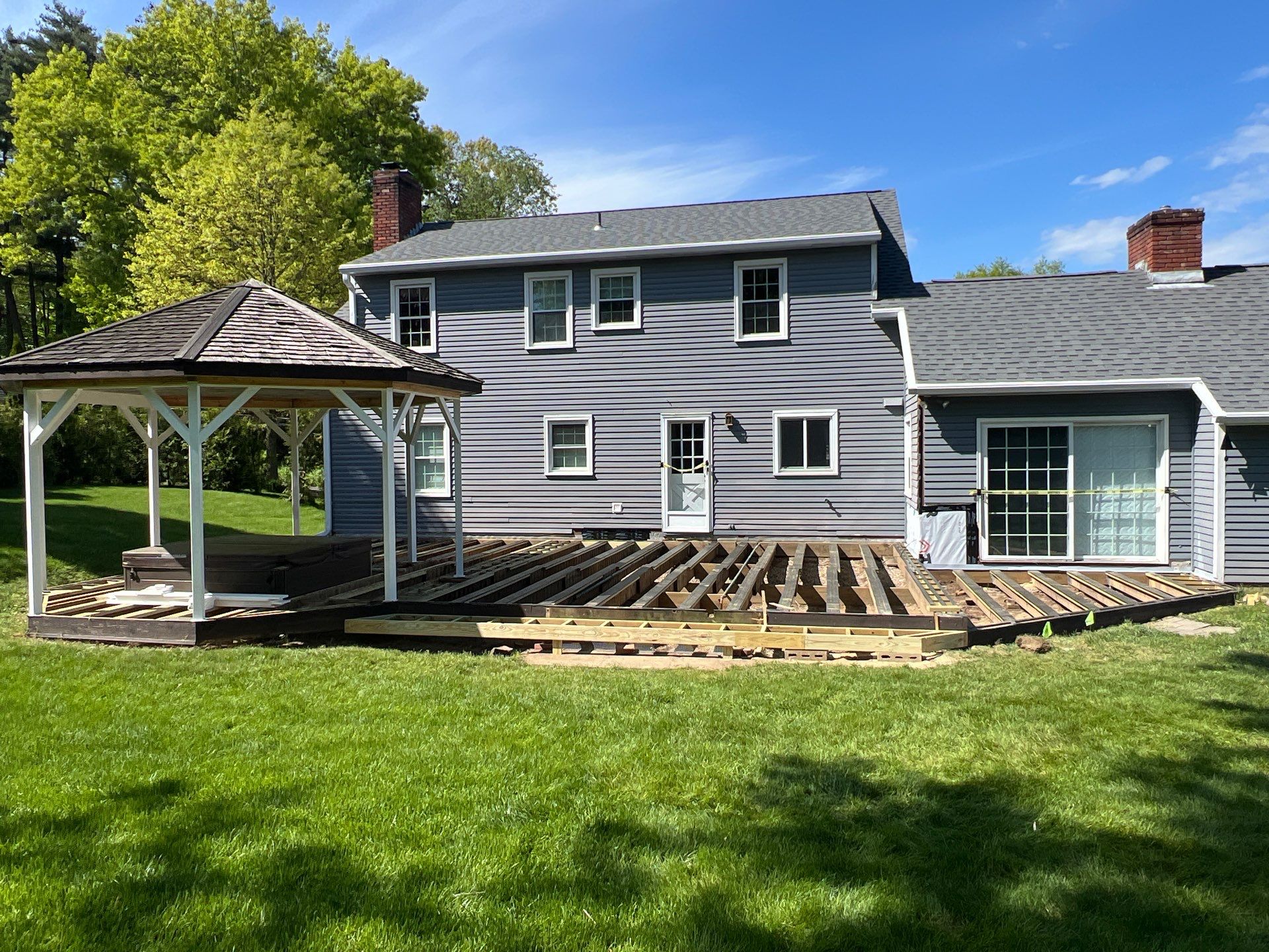 Deck Repair using Trex Select Decking by Chagnon Building & Remodeling LLC