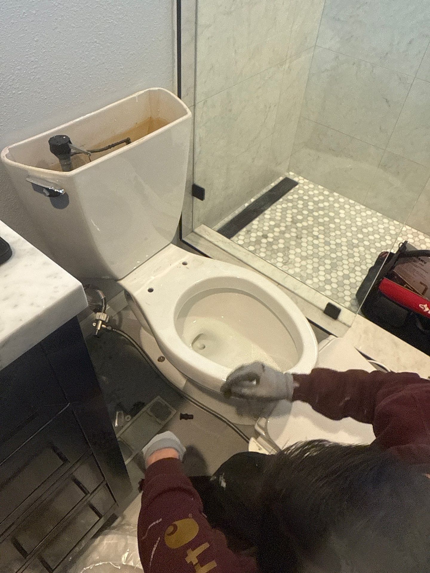 Toilet Installation with New Seal by Us Plumbing 