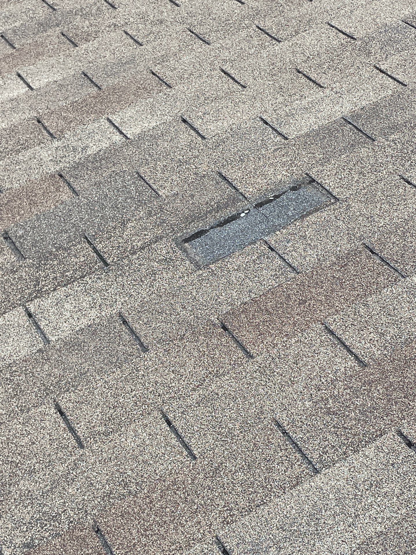 Hail Damage using Owen's Corning Duration (Lifetime) Shingles by Roof Repair Company
