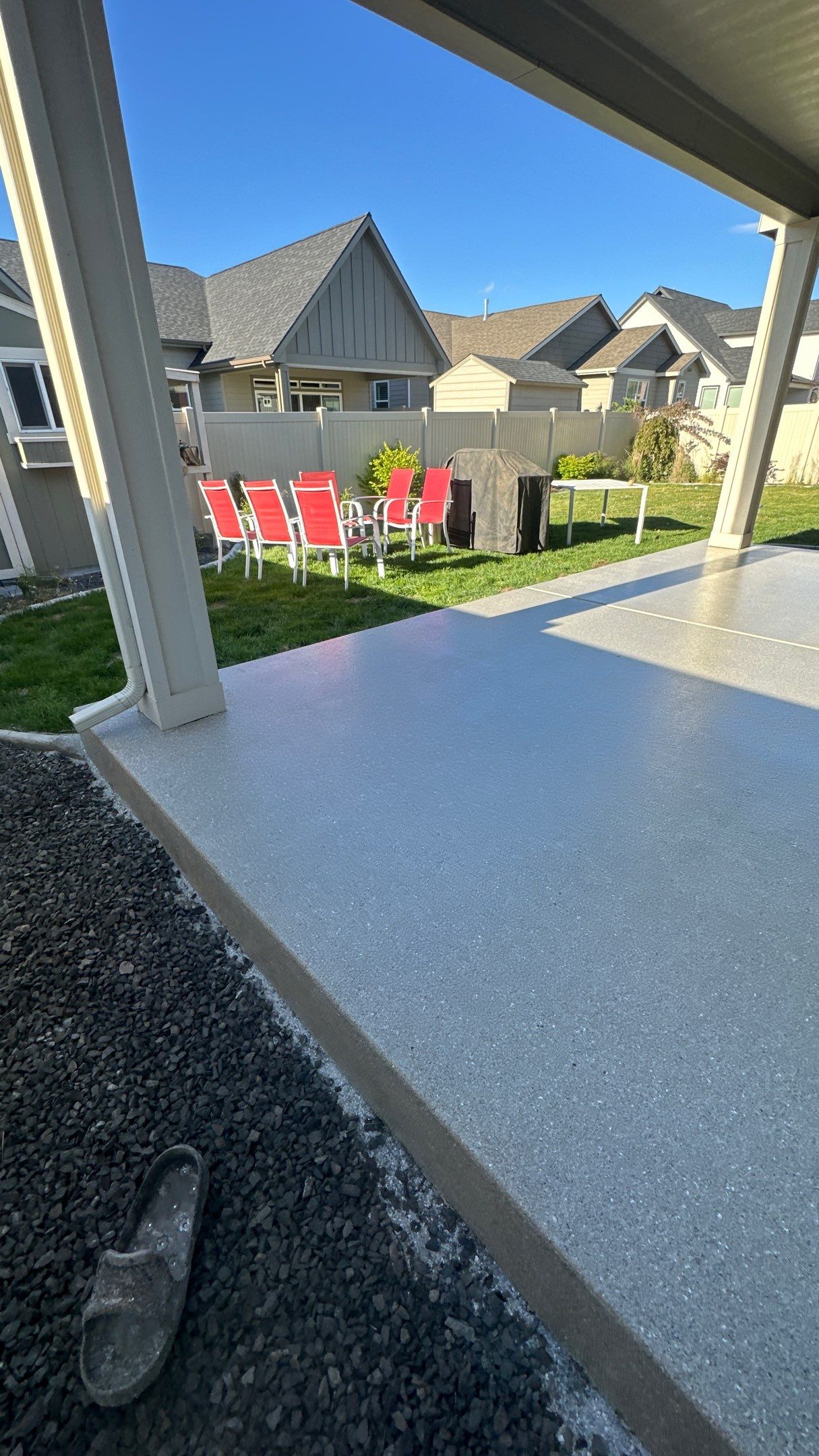 Driveway and Patio Transformation - Quartzite Hybrid by Croc Coatings, LLC