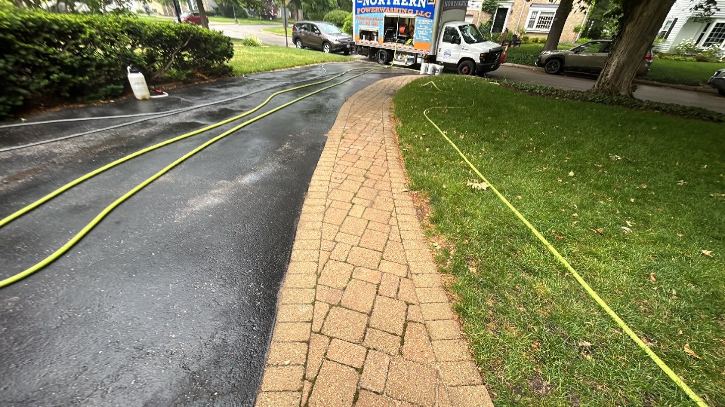 brick paver repair, clean and seal using Surebond SB-1300 by Northern Power Washing LLC.