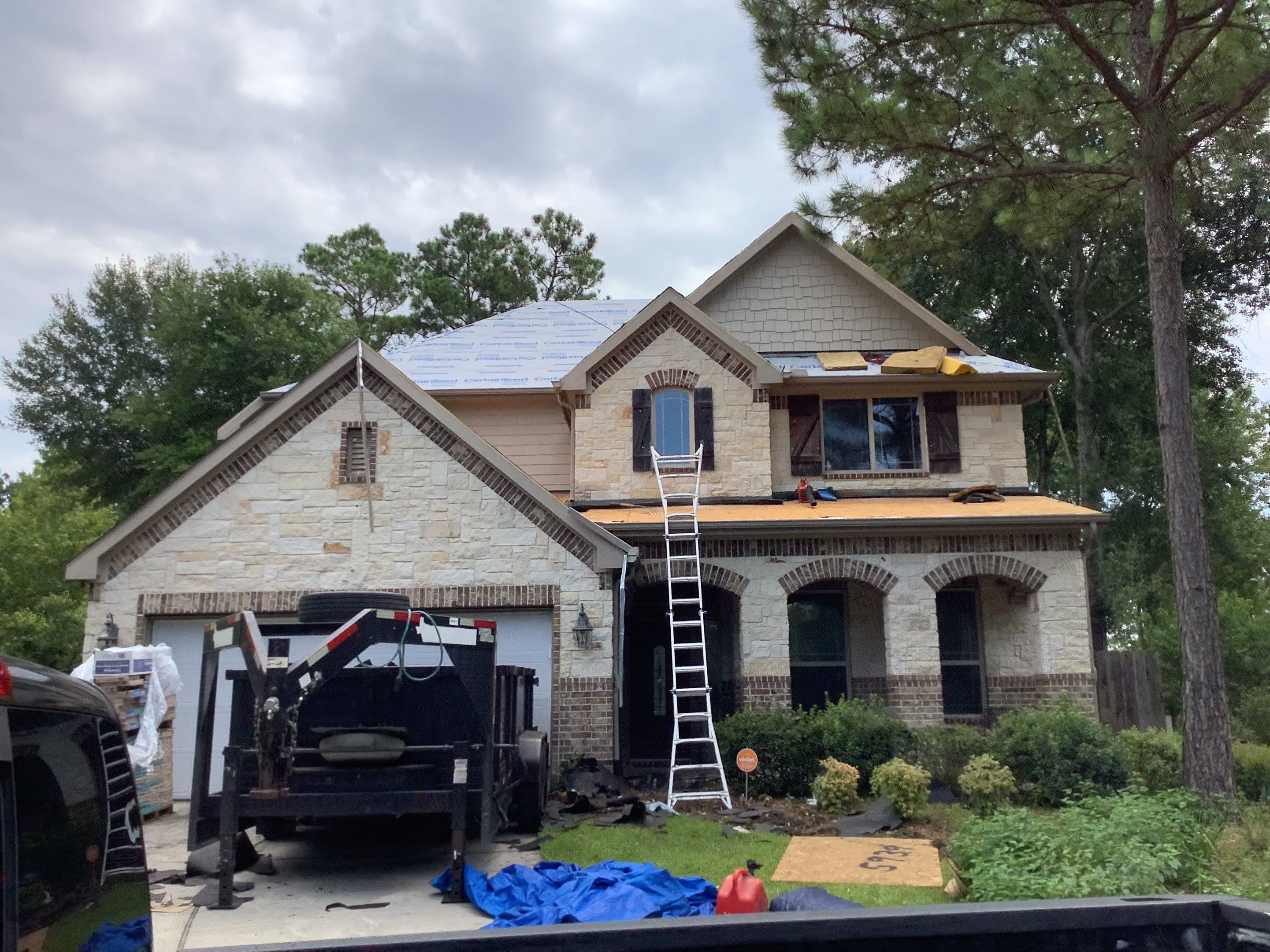 Residential Roofing Installation using Landmark by All-Pro Roofing