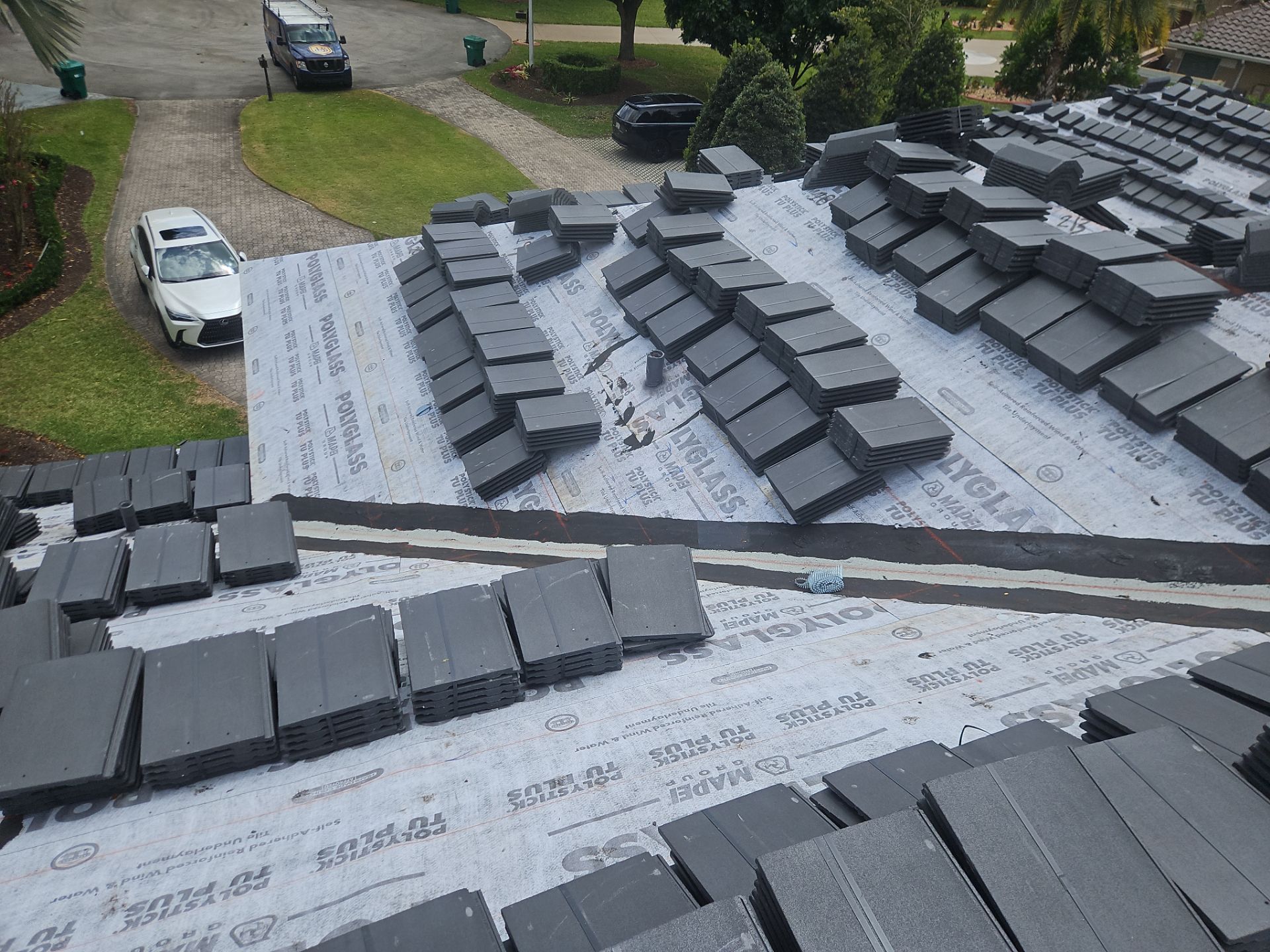 Residential Roofing Installation using WestLake Roofing Tile by BLUES BROTHERS CONSTRUCTION CORP