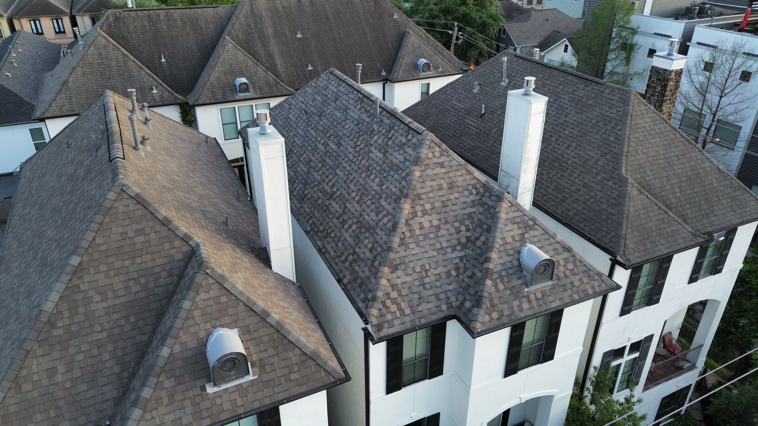 Roof Replacement using IKO Nordic in the Heights! by Core Four Roofing