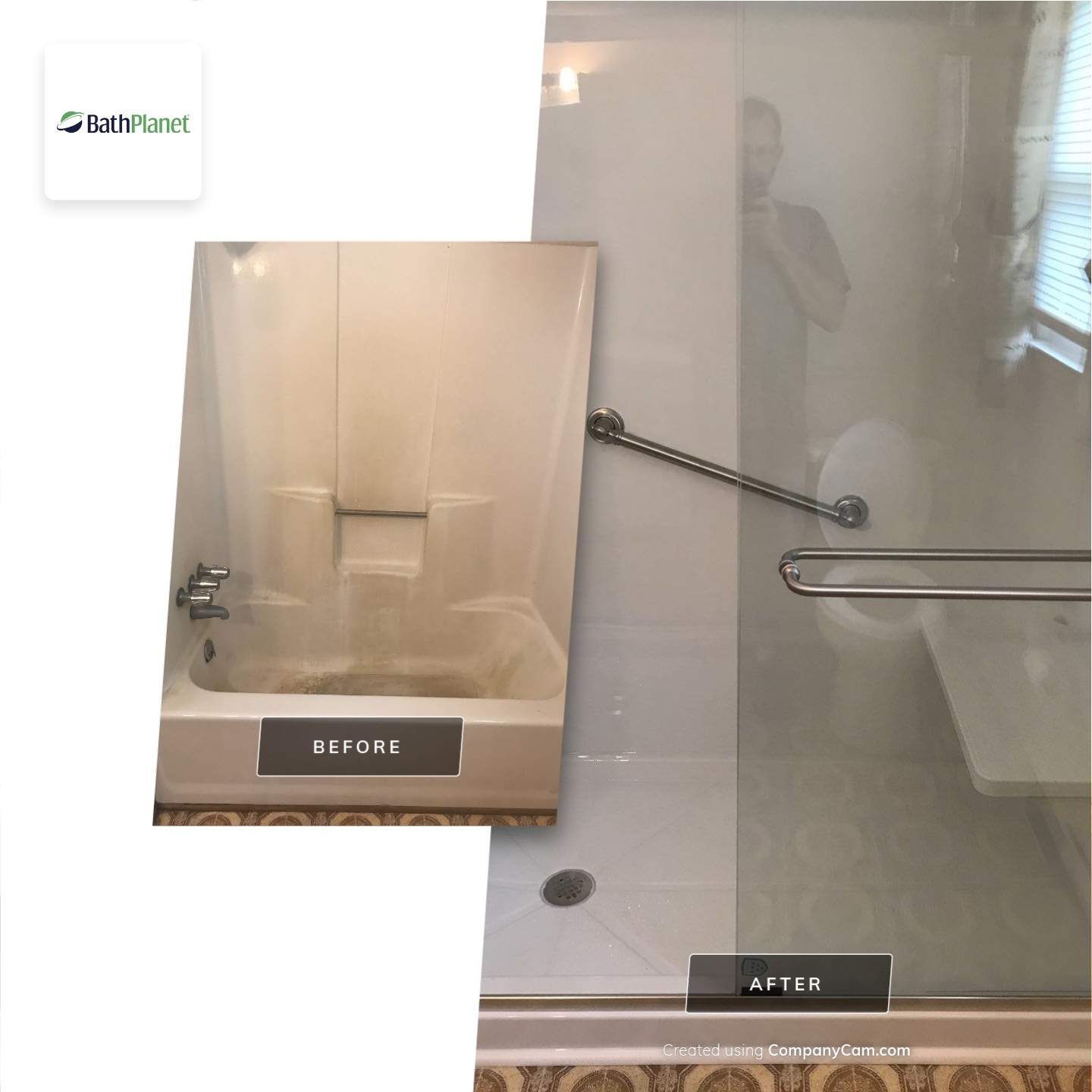 Tub to Shower by BathPlanet SW Virginia