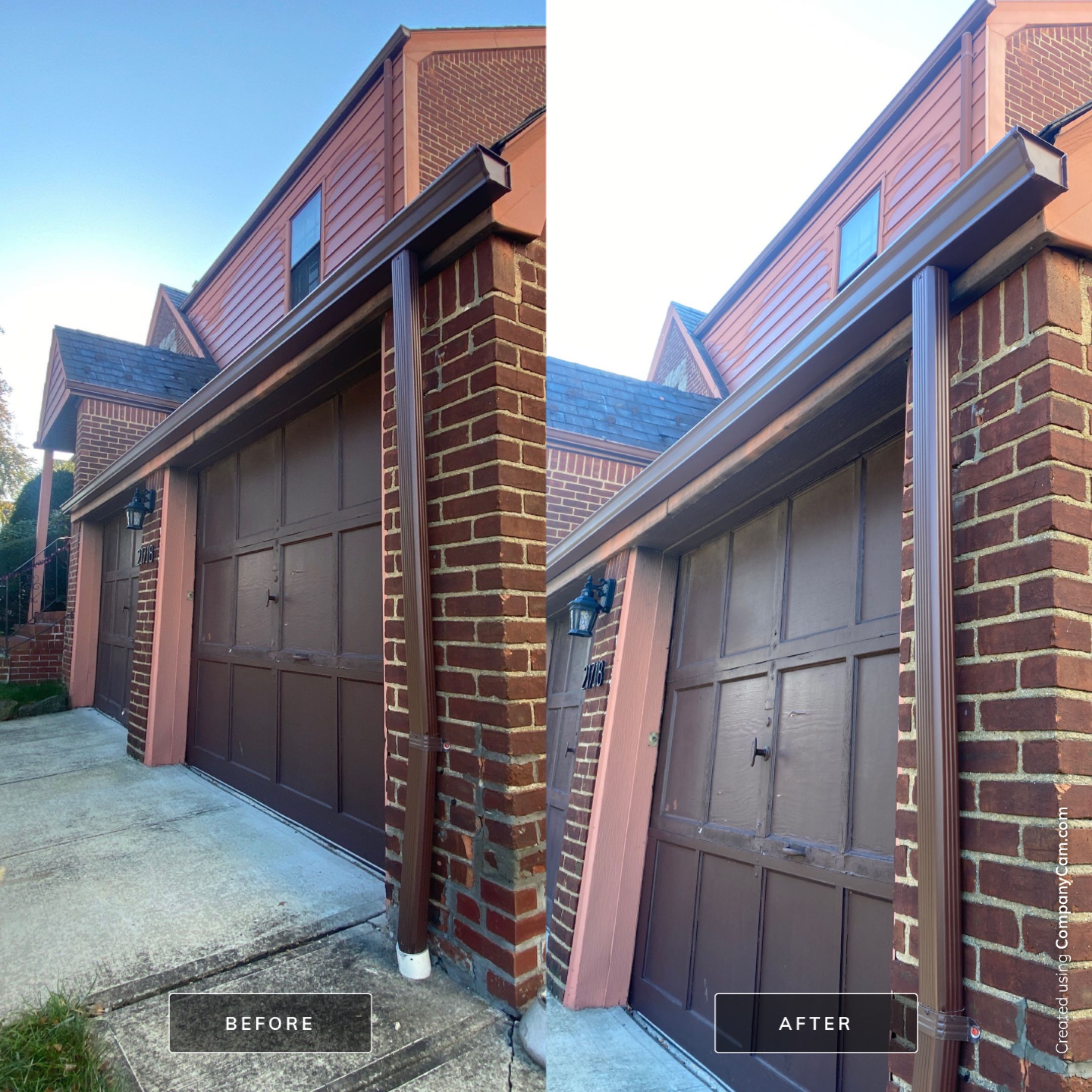Gutter Overhaul.  Cleaning repairs and replacements by Above All Gutters 