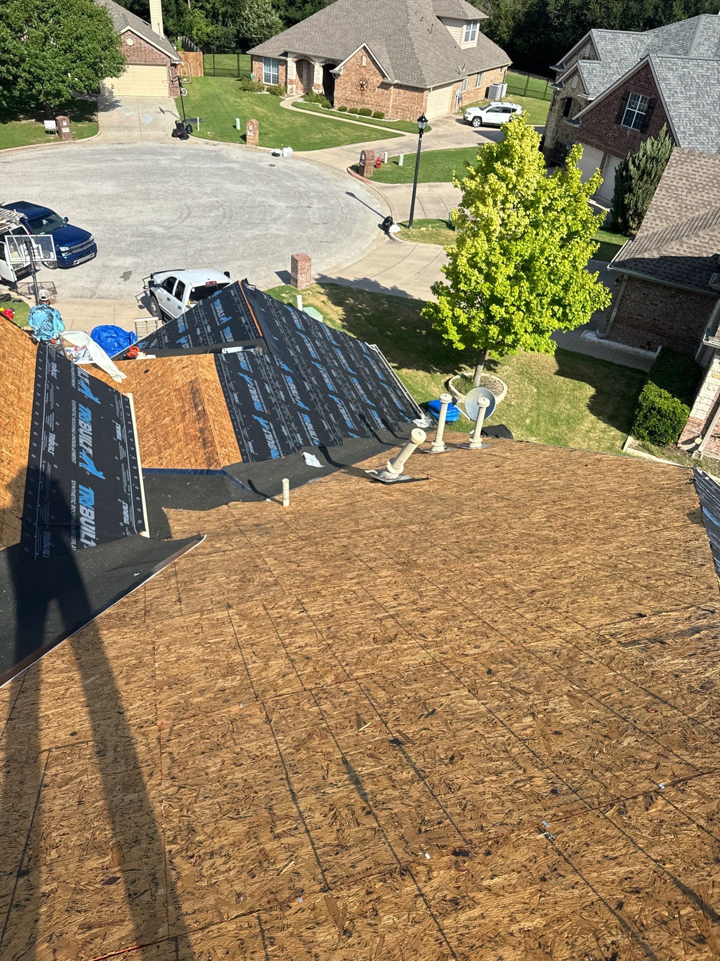 Project in Weatherford by Lonestar Roofing and Restoration LLC.