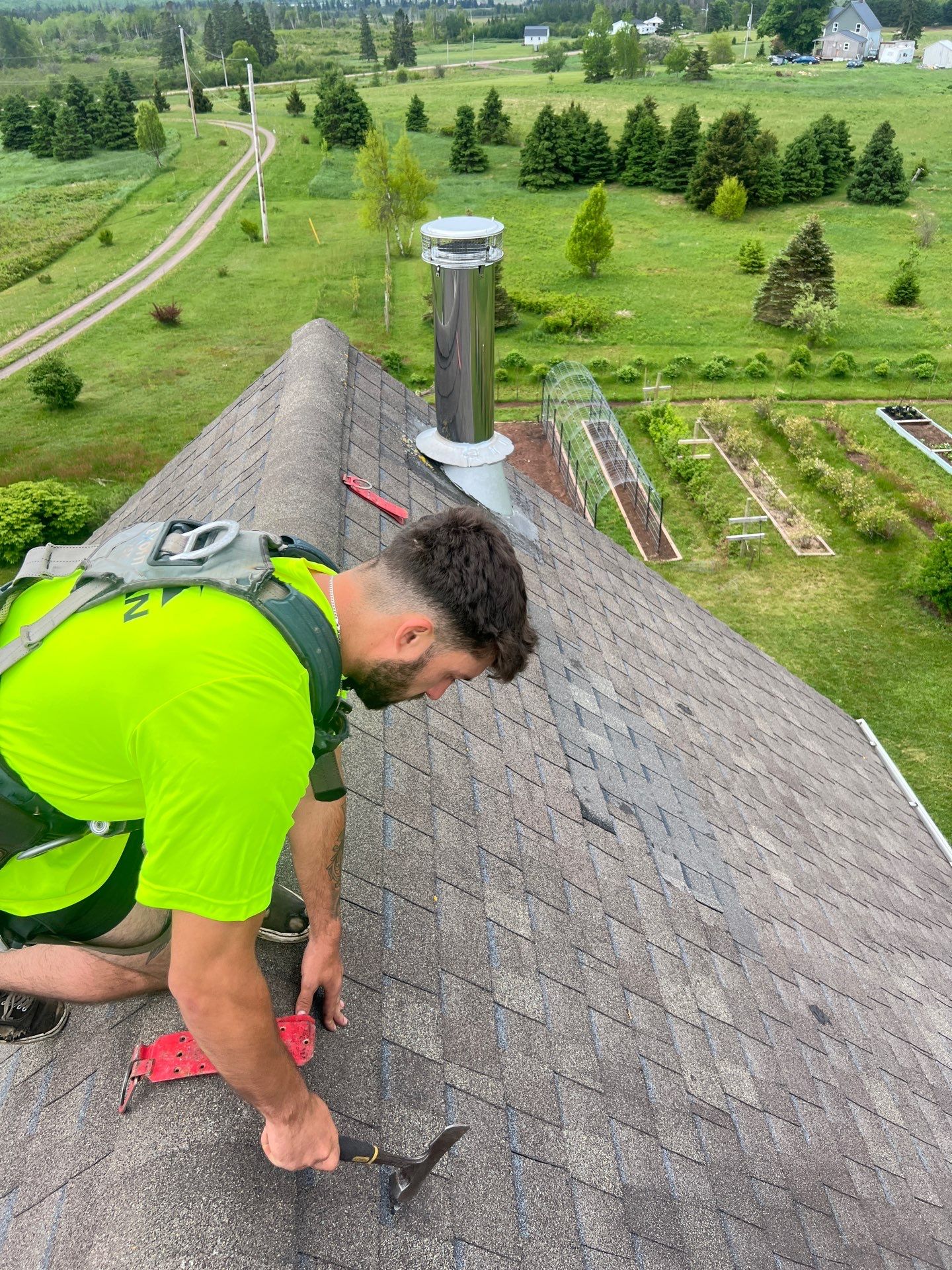 Residential Roofing Installation using Wakefield Bridge Steel Shingle by Ideal Steel by Artisan Roofing & Home Improvements Inc.