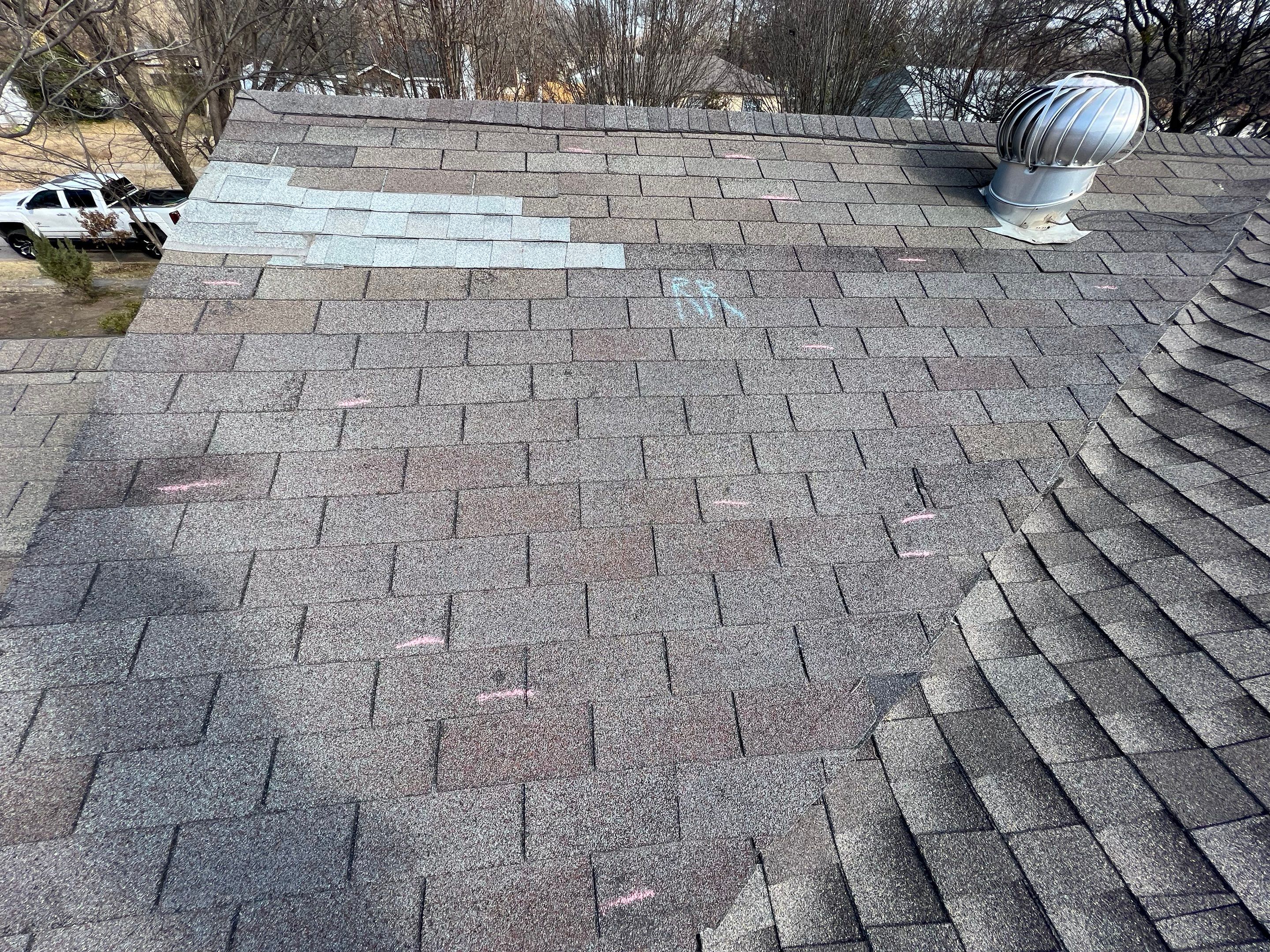 RojasRoof Damage by Spyder Roofing 