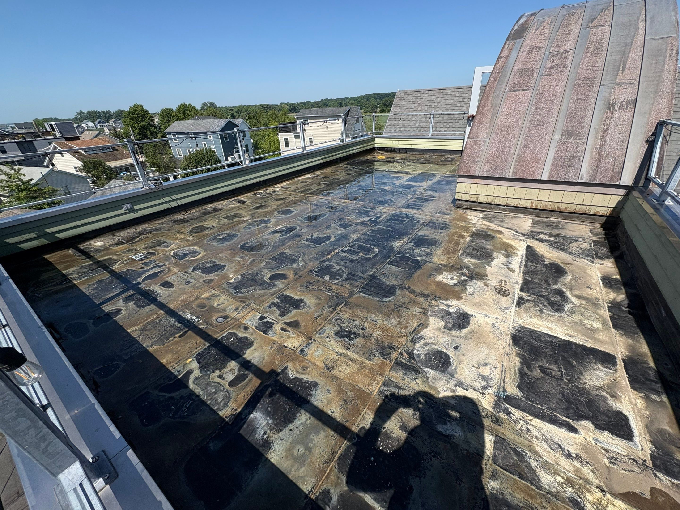 Deck Installation using Tanzite Stone Decking by A Plus Exterior