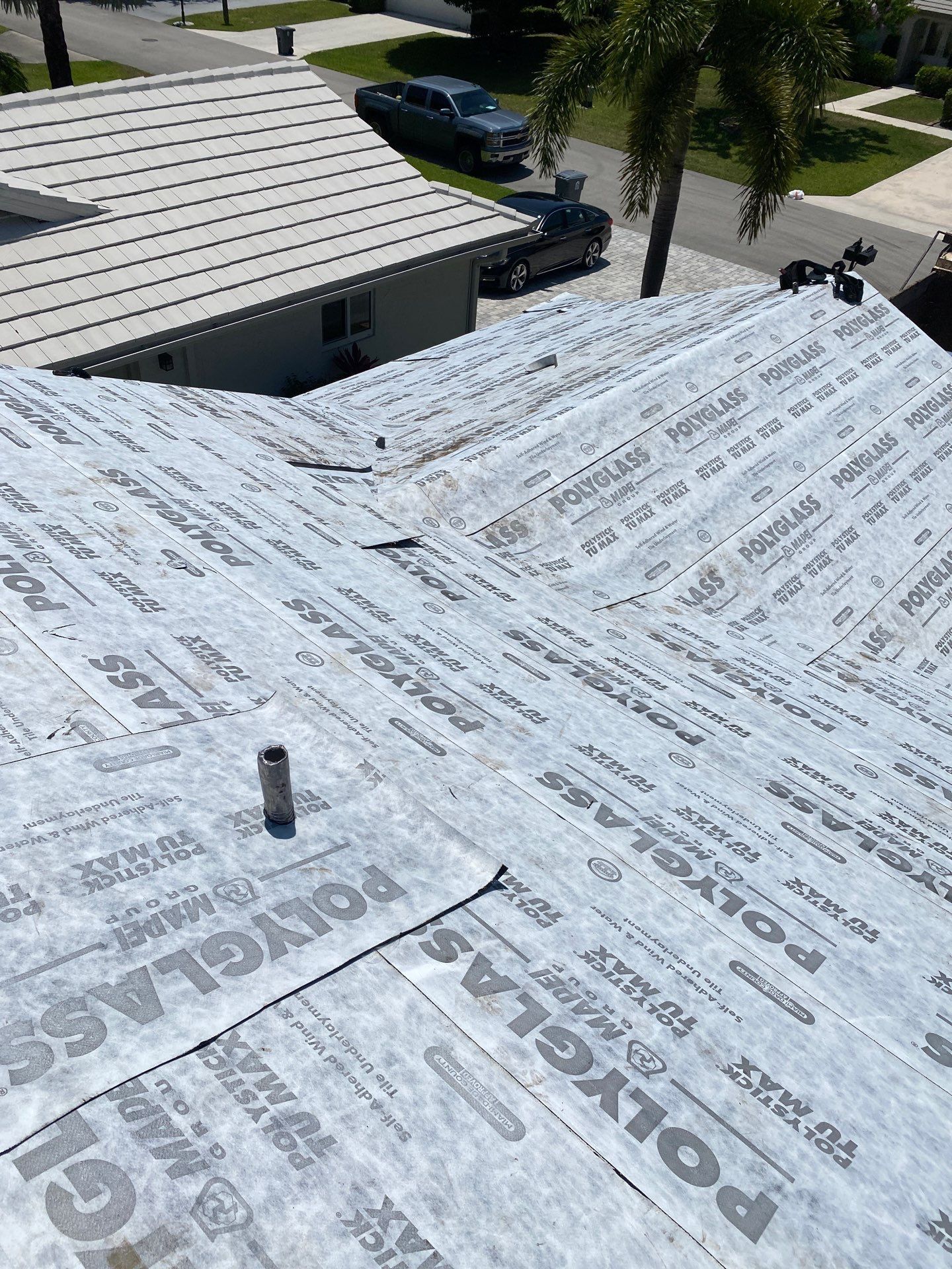 Residential Roofing Installation using Eagle Roofing Tile by BLUES BROTHERS ROOFING