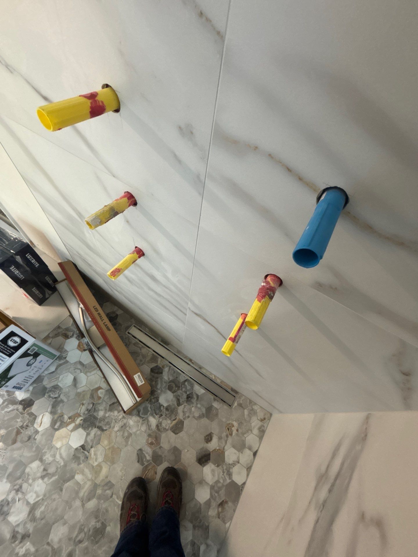 Master bathroom renovation by Prudencio