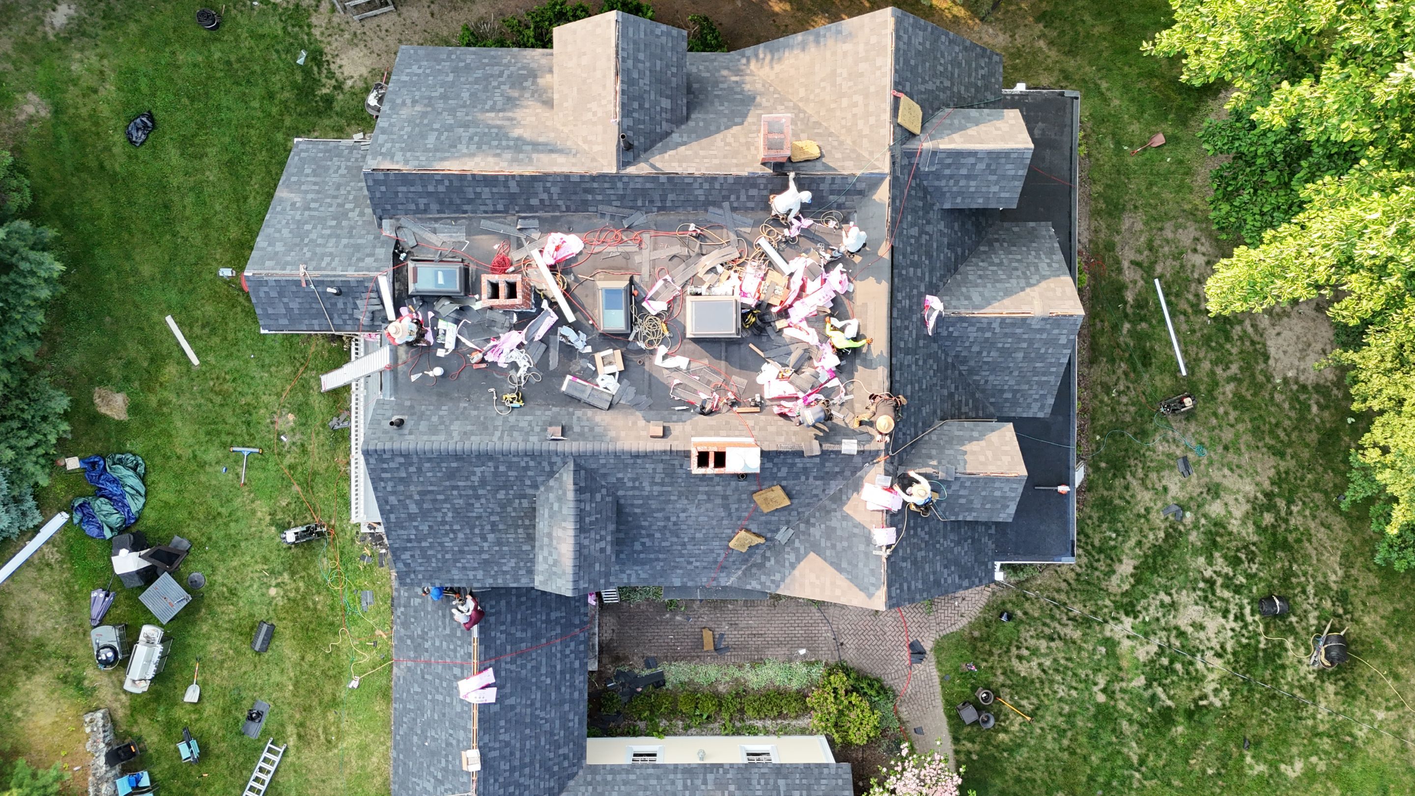 Full Roof Replacement & EPDM Restoration – North Andover, MA by Mighty Dog Roofing of Greater Middlesex County