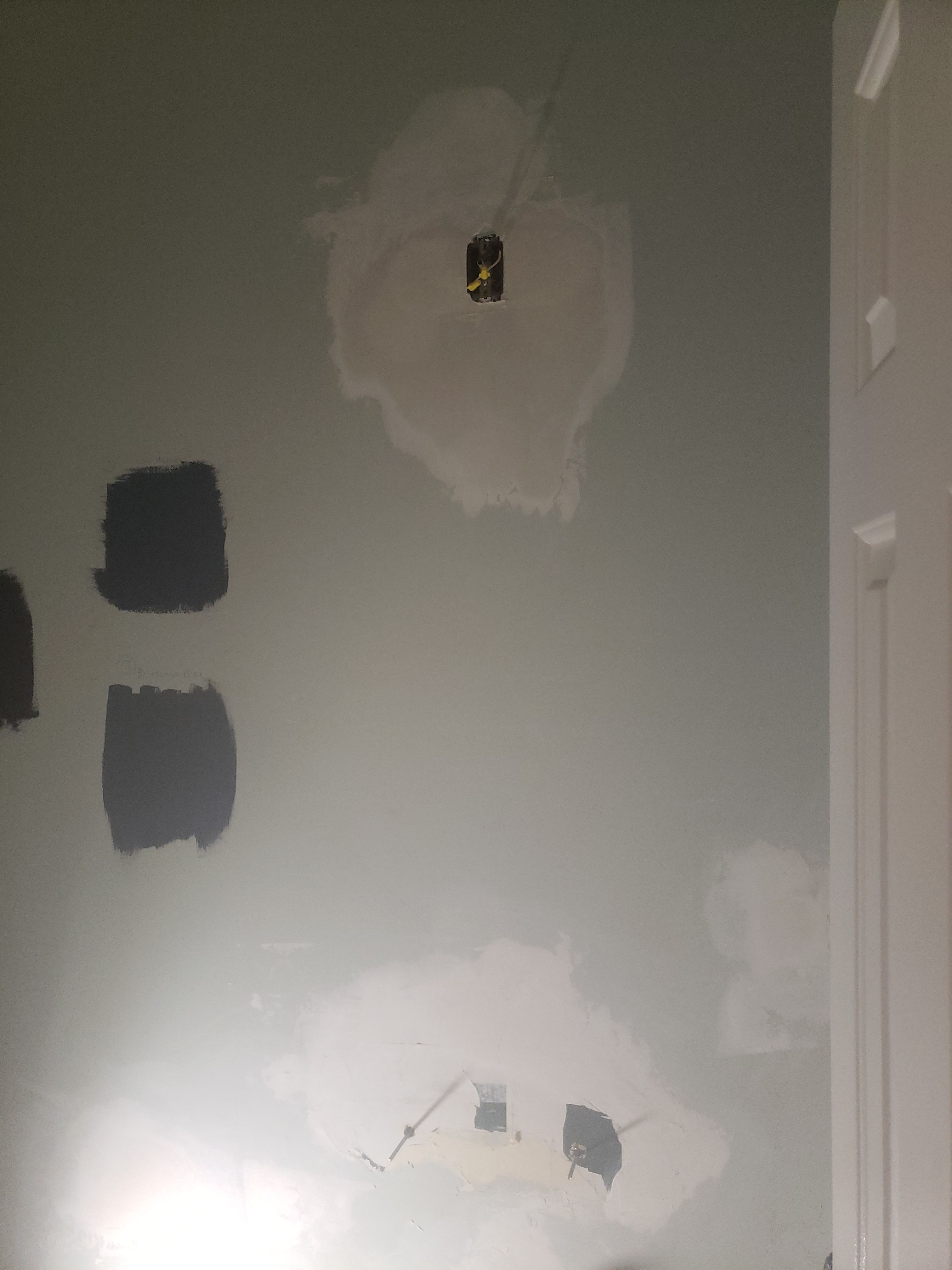 Powder Room Refresh & Lighting Upgrade by A Step Above Handy LLC 