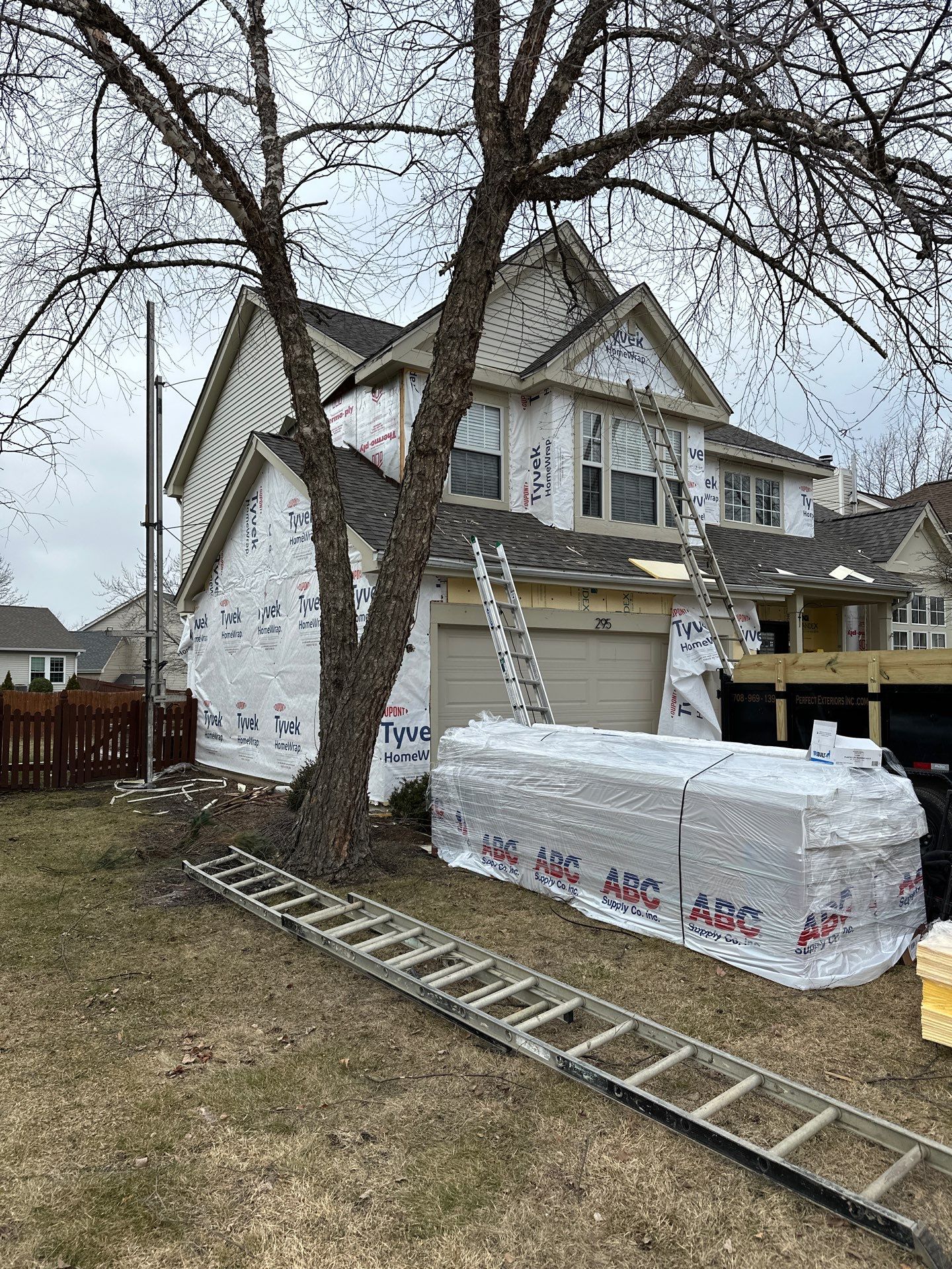 Siding Installation using Norandex Vinyl Siding by Perfect Exteriors Inc. 