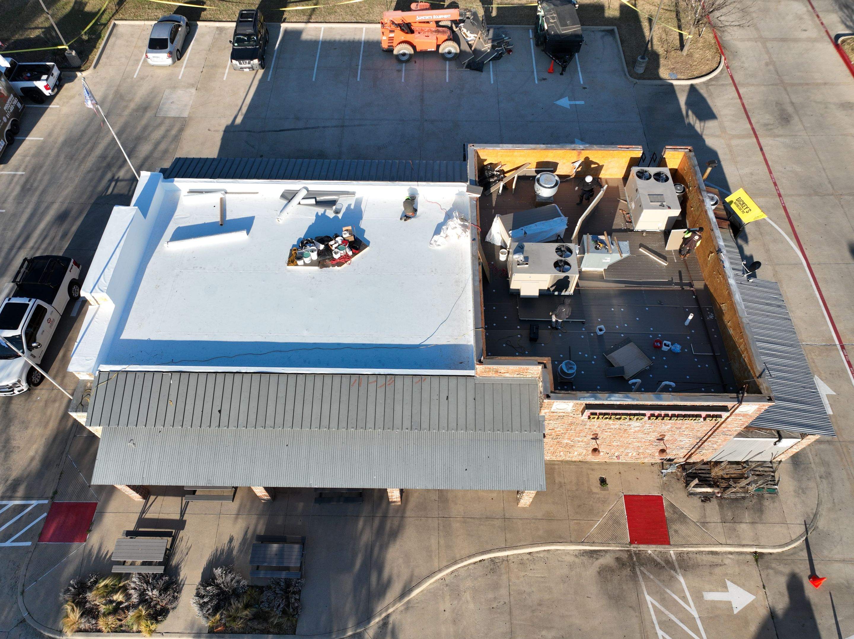 TPO Commercial Roofing Installation by 3:16 Roofing and Construction