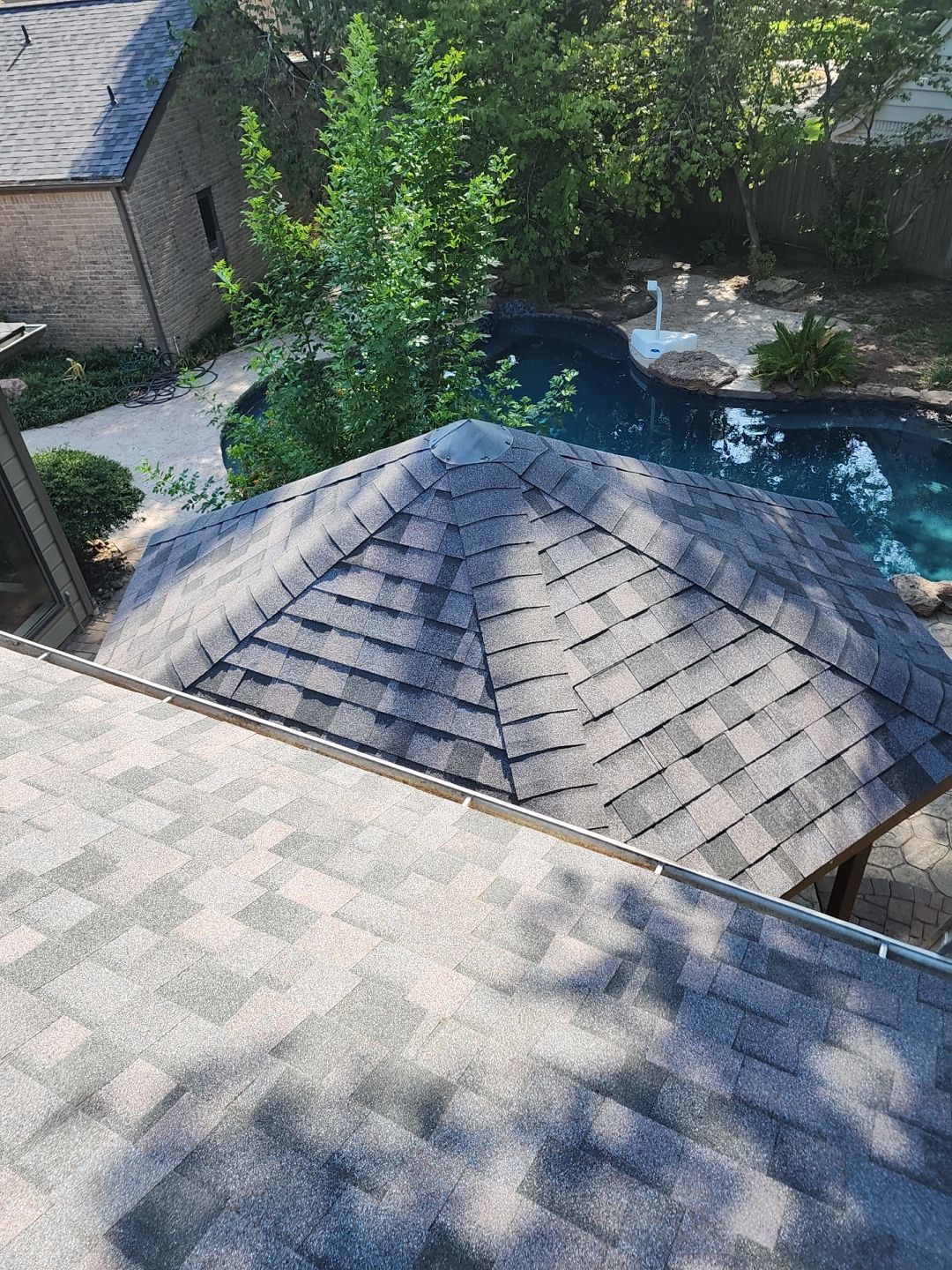 Residential Roofing Installation using Owen's Corning Duration (Lifetime) Shingles by Roof Repair Company