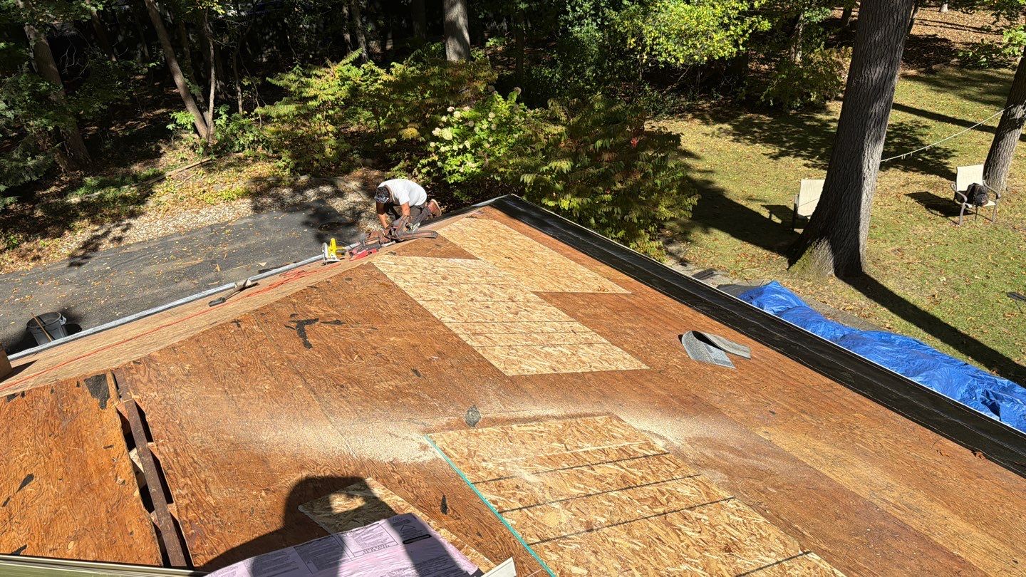 Roof Replacement using Owens Corning Slatestone Gray by 180 Contractors