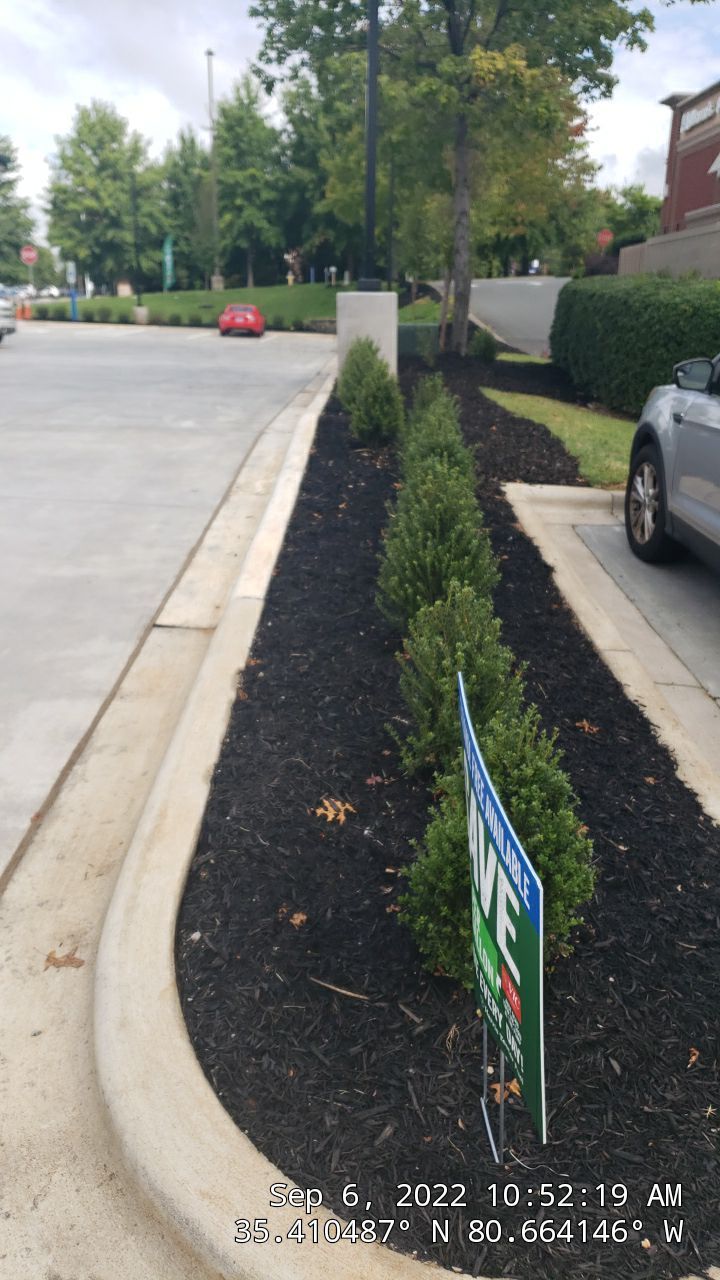 Commercial Landscaping Harris Teeter Fuel Station by Carolina-Metro Landscape, Inc