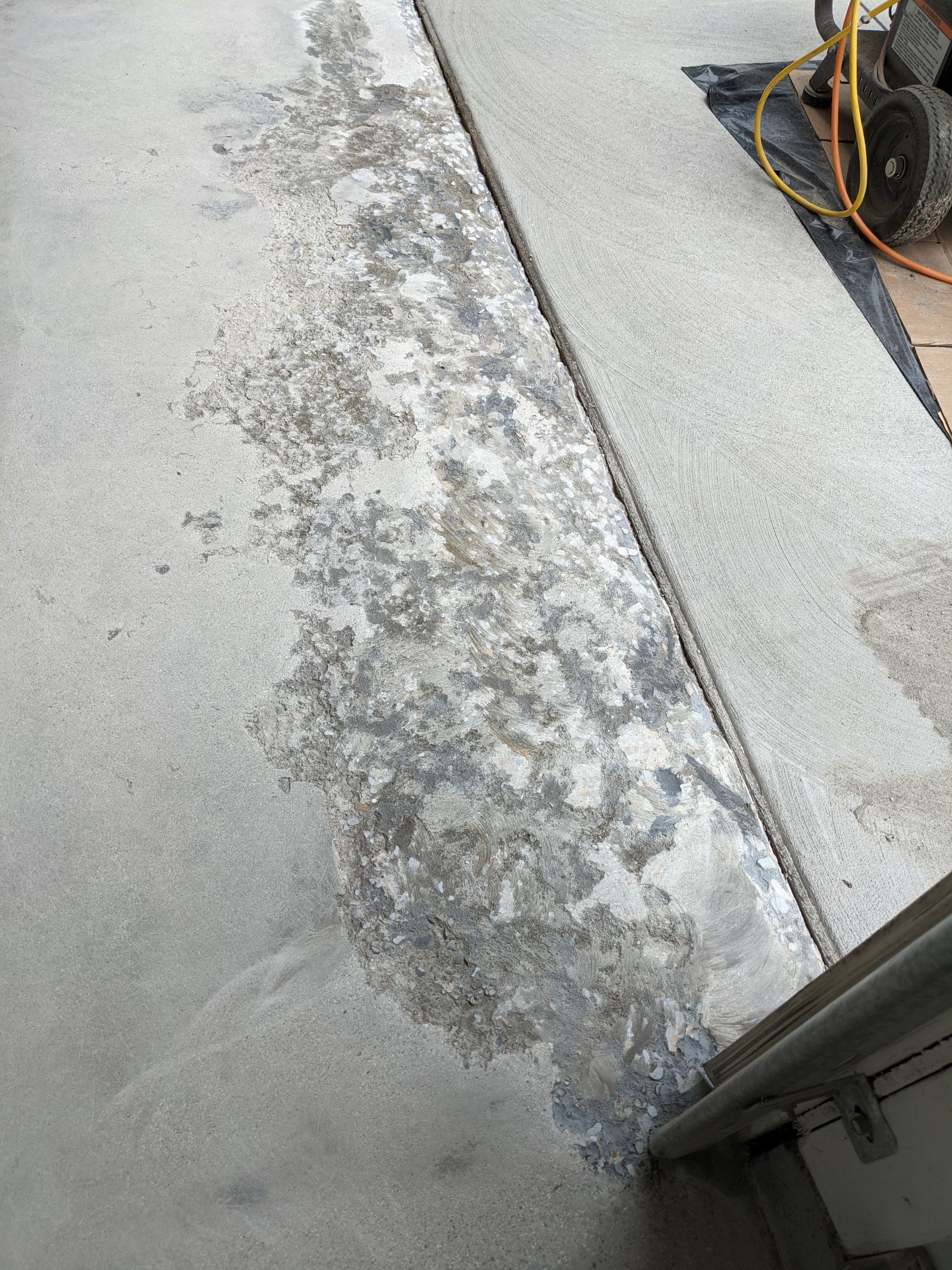 Garage Transformation using Slate Stone by Croc Coatings, LLC