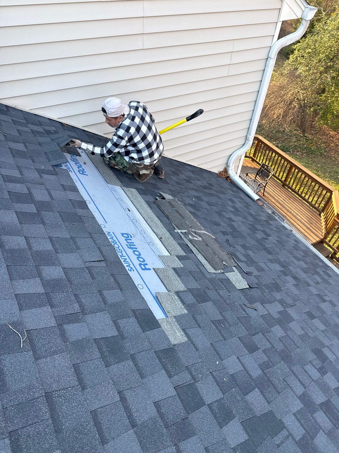 Alexandria :Residential Roof Replacement with CertainTeed Landmark Pro in Max Def Moire Black  by RM Banning, Inc.