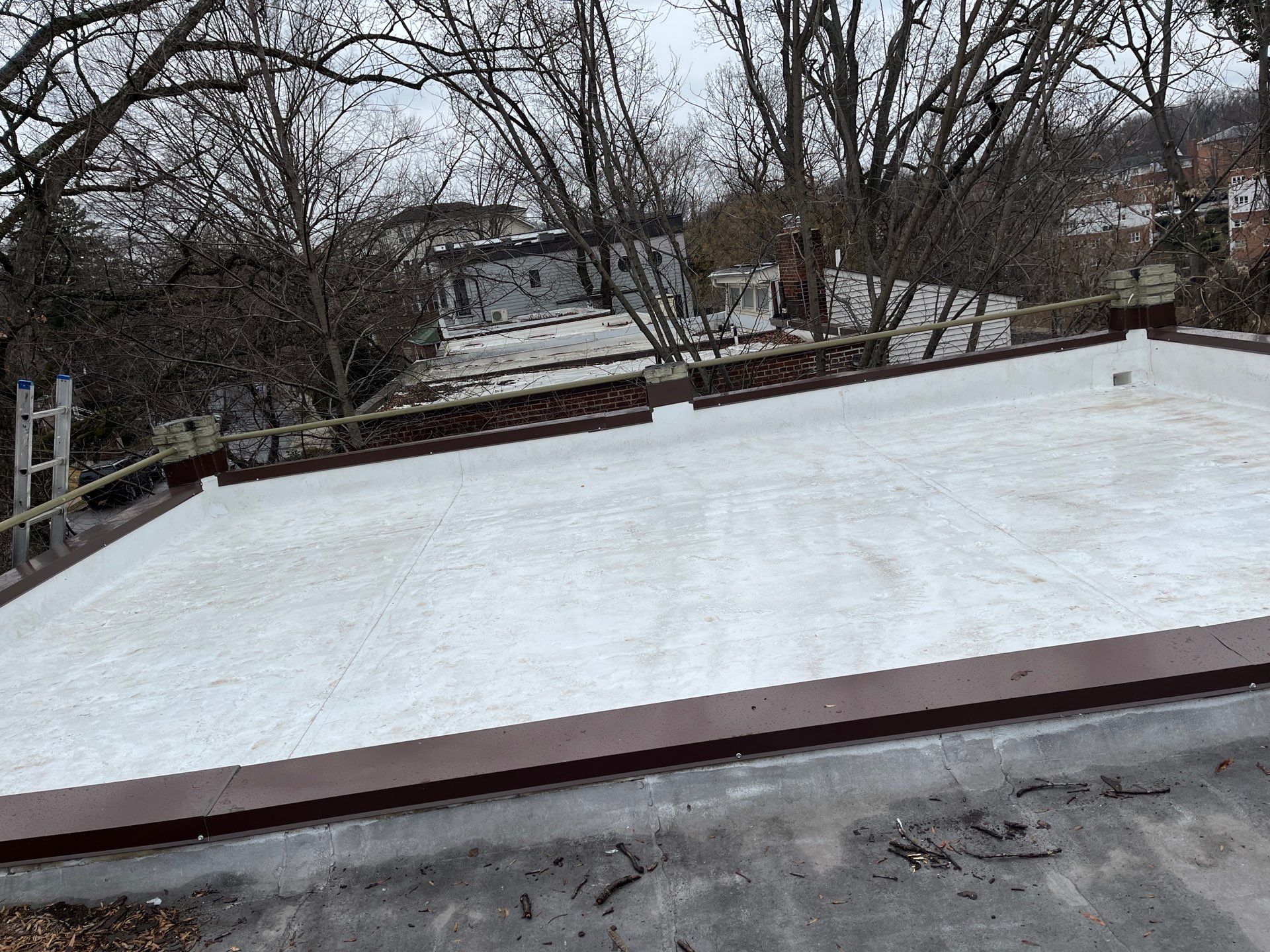 Arlington Flat TPO Roof Installation by RM Banning, Inc.