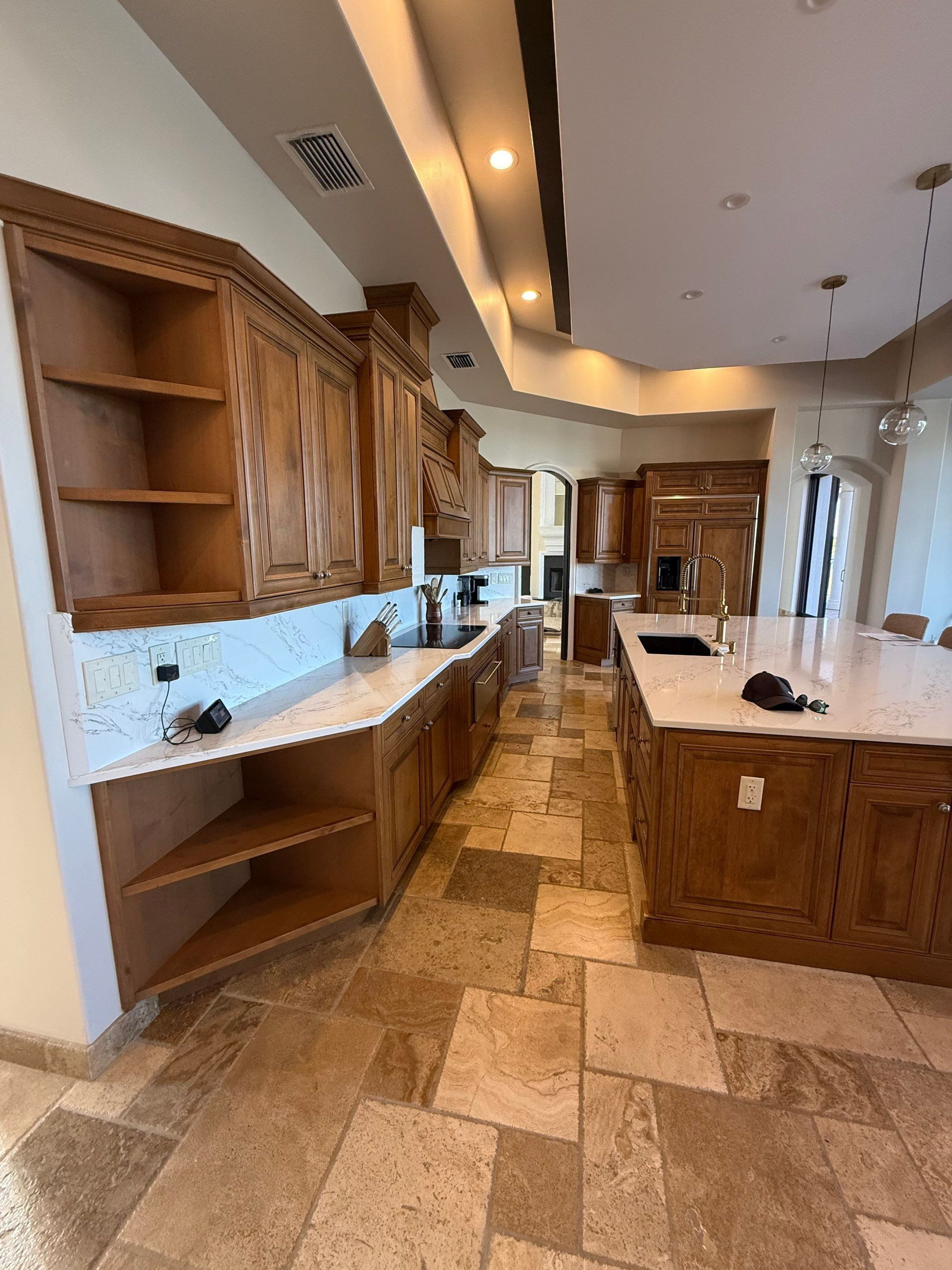 Two Tone Cabinets Repaint by Fresh Coat Painters