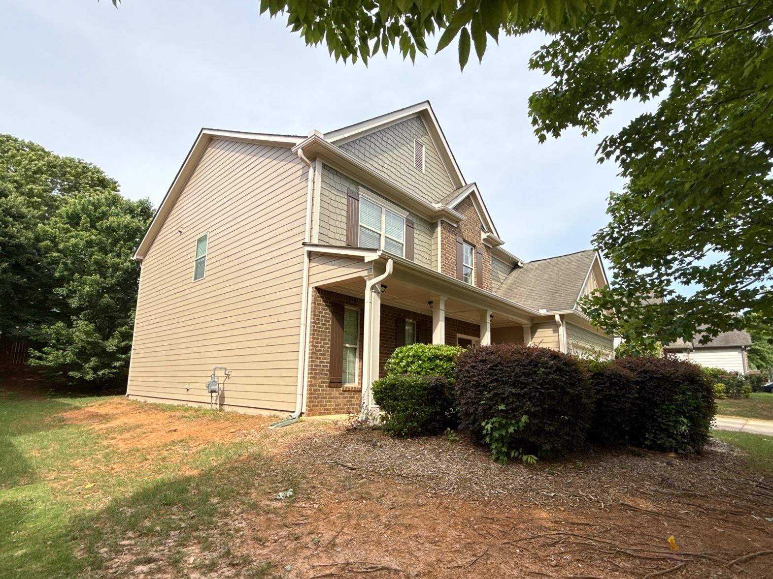 Acworth, GA Partial Siding Replacement using James Hardie Lap Siding by Nelson Exteriors 