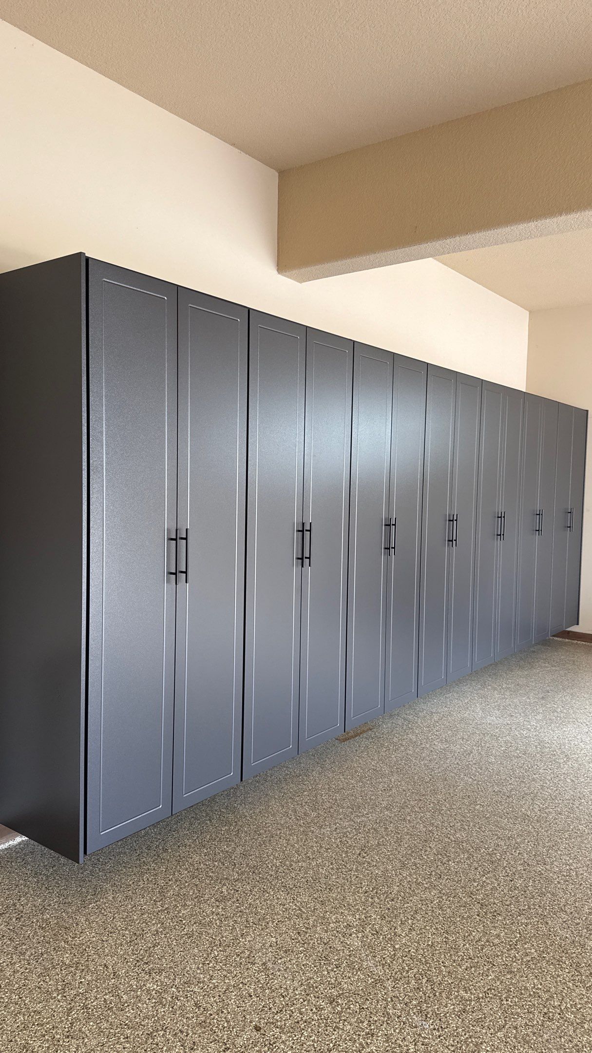 Ron Added A Lot Of Storage To His Garage  by Banner Garage