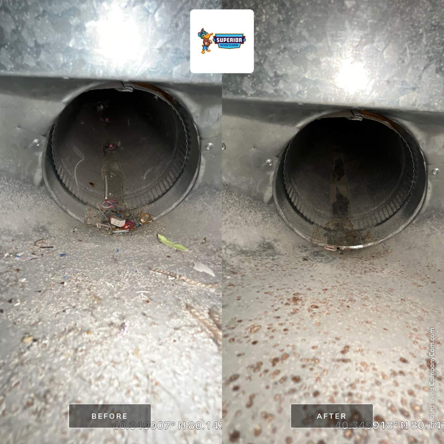 Air Duct Cleaning With a Vacuum Truck in Bridgeville, PA by Superior Air Duct Cleaning