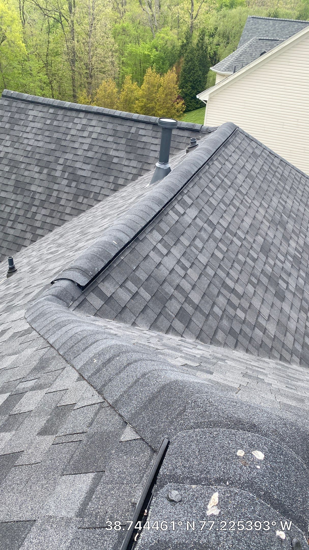Springfield: CertainTeed Landmark Pro Designer Shingles in Max Def Moire Black by RM Banning, Inc.