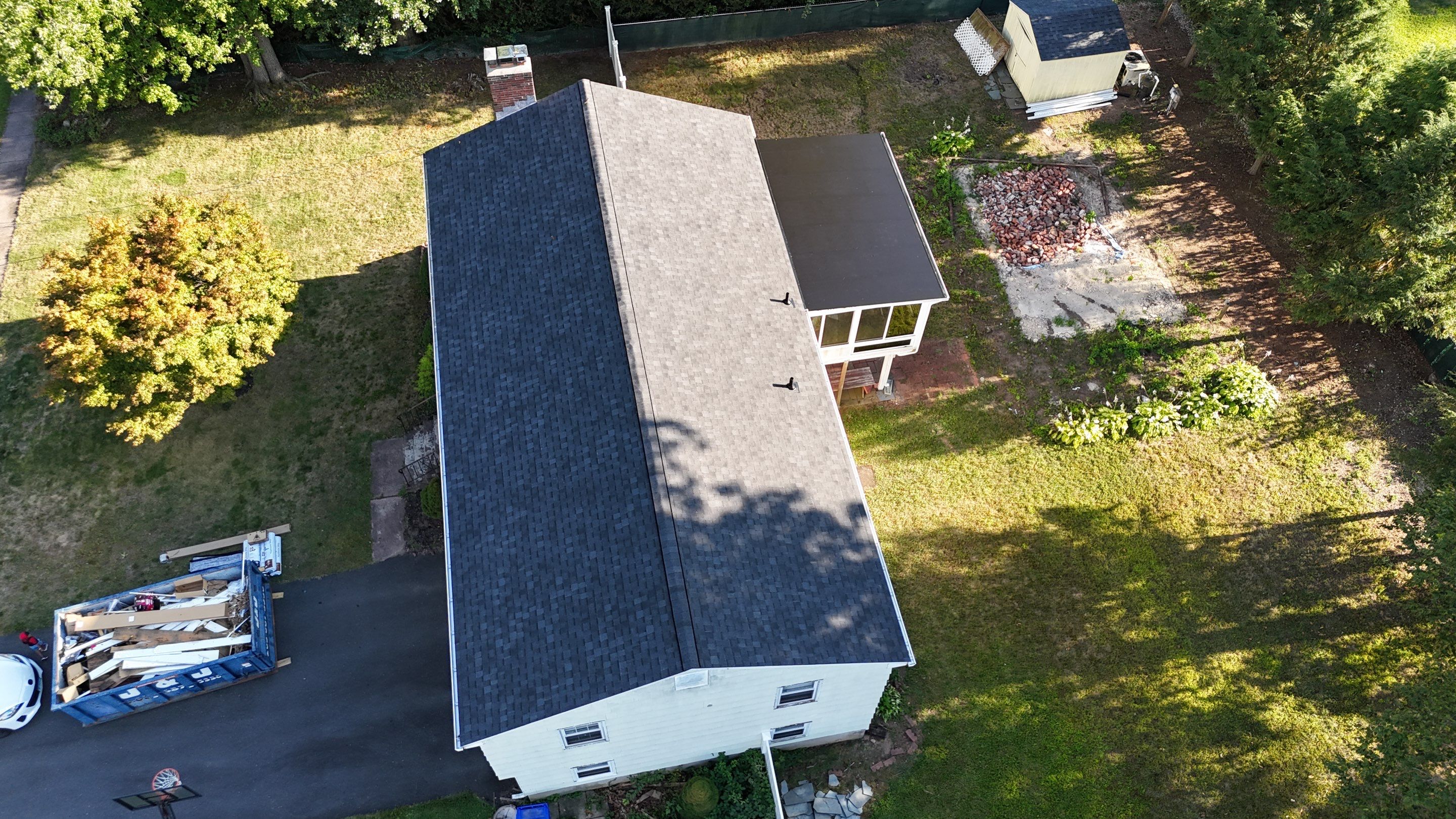 Project in East Hartford by Golden Shield Roofing