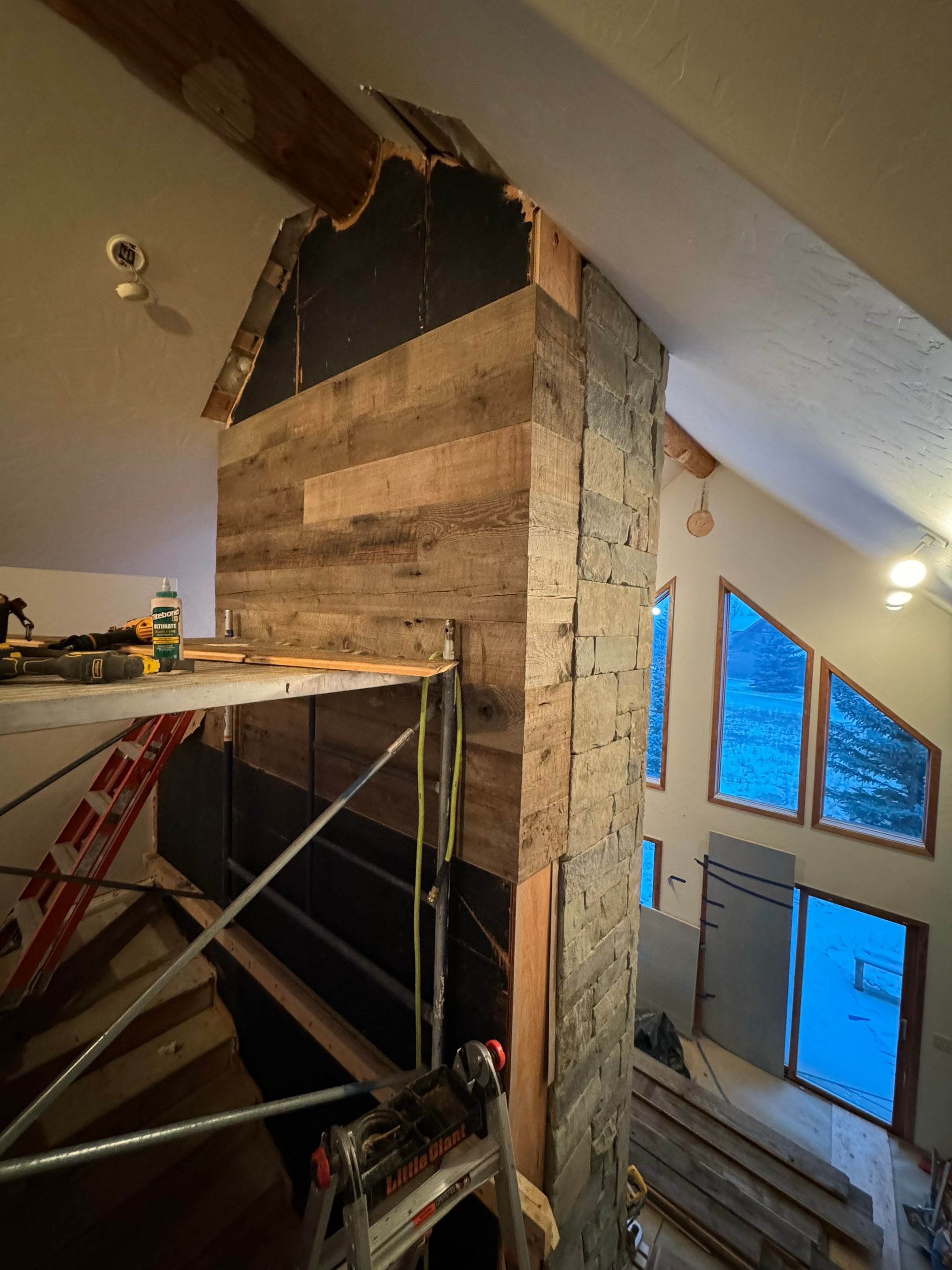 Renovation Project in Big Sky by Blue Room Construction LLC