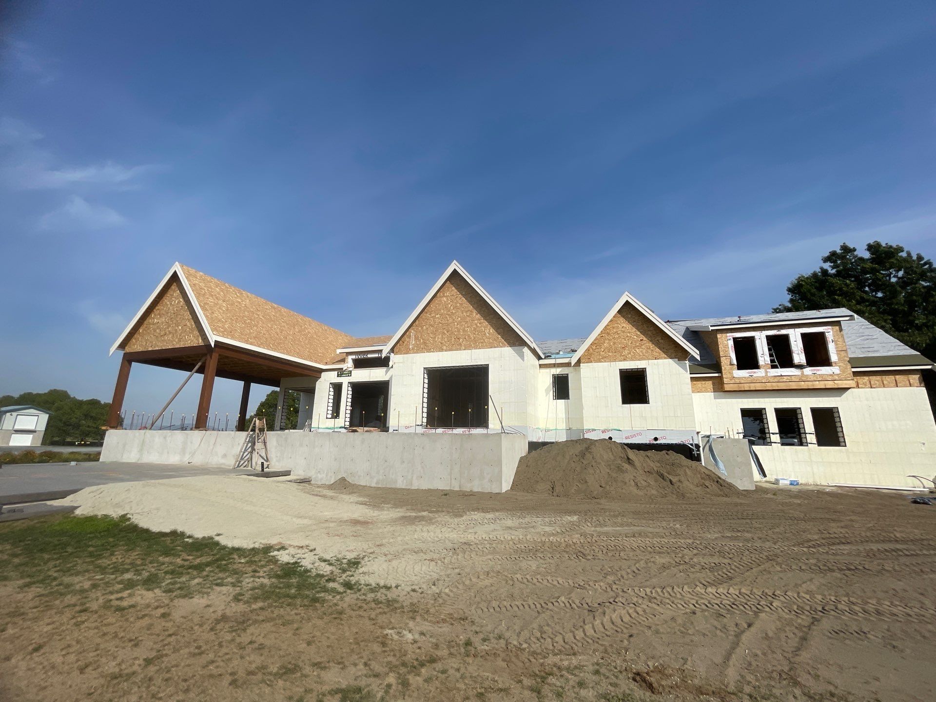 Residential New Construction by Top Notch Roofing Inc