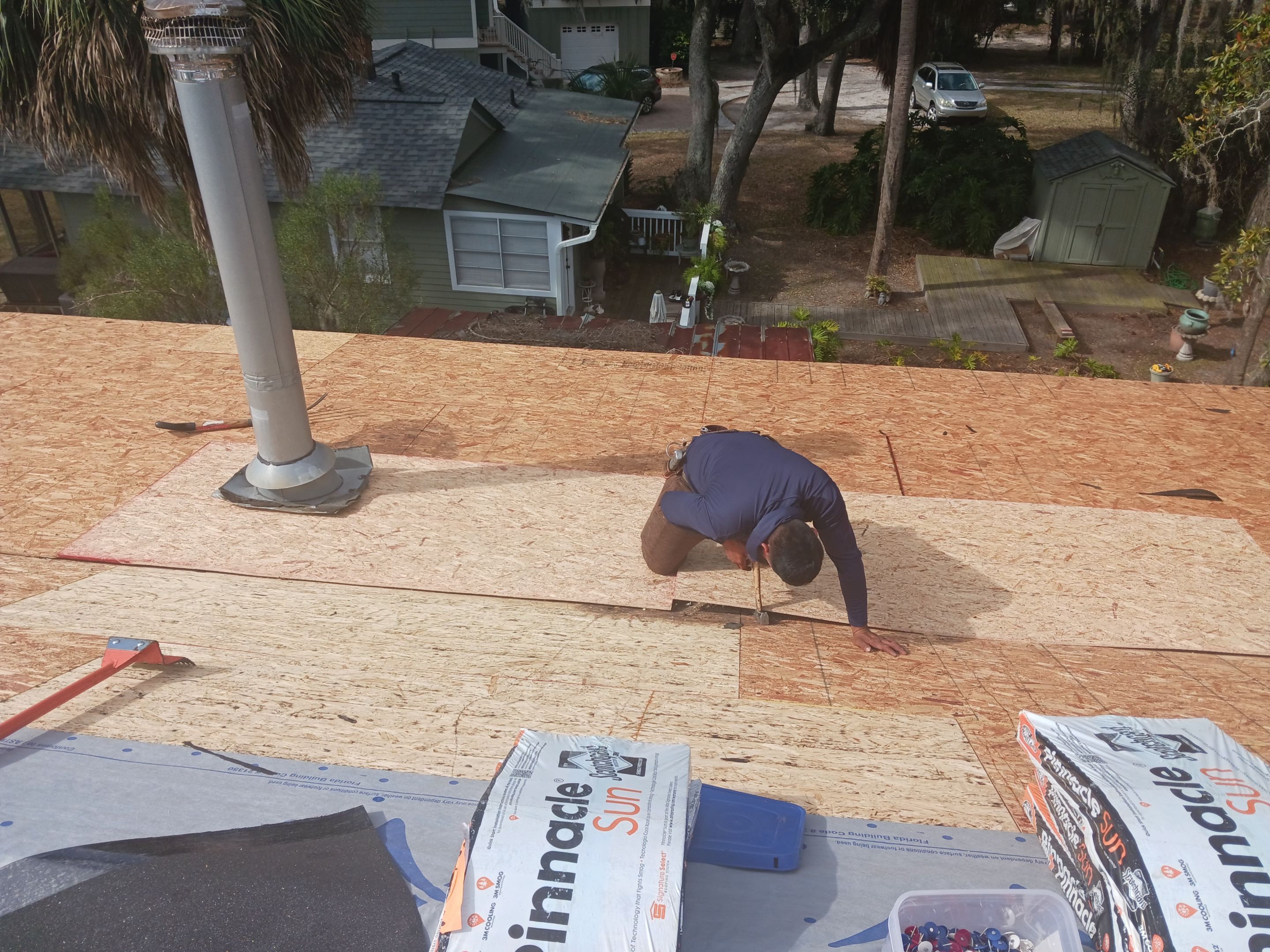 Roof Replacement using Atlas Pinnacle Sun - Cool Surf by Rainstoppers Roofing