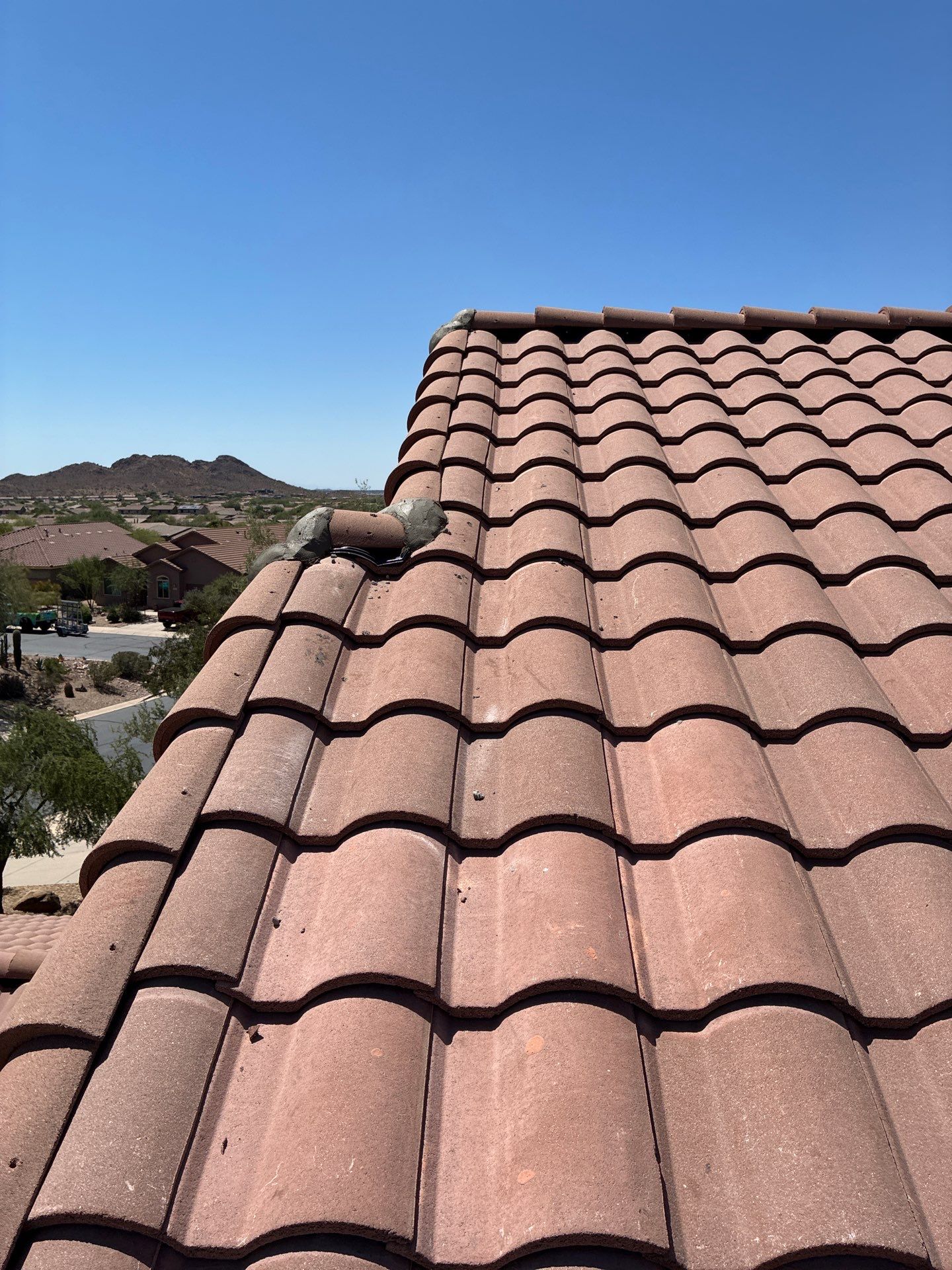 Tile Reset using Concrete Tiles in Gold Canyon by Weather-Tite Roofing