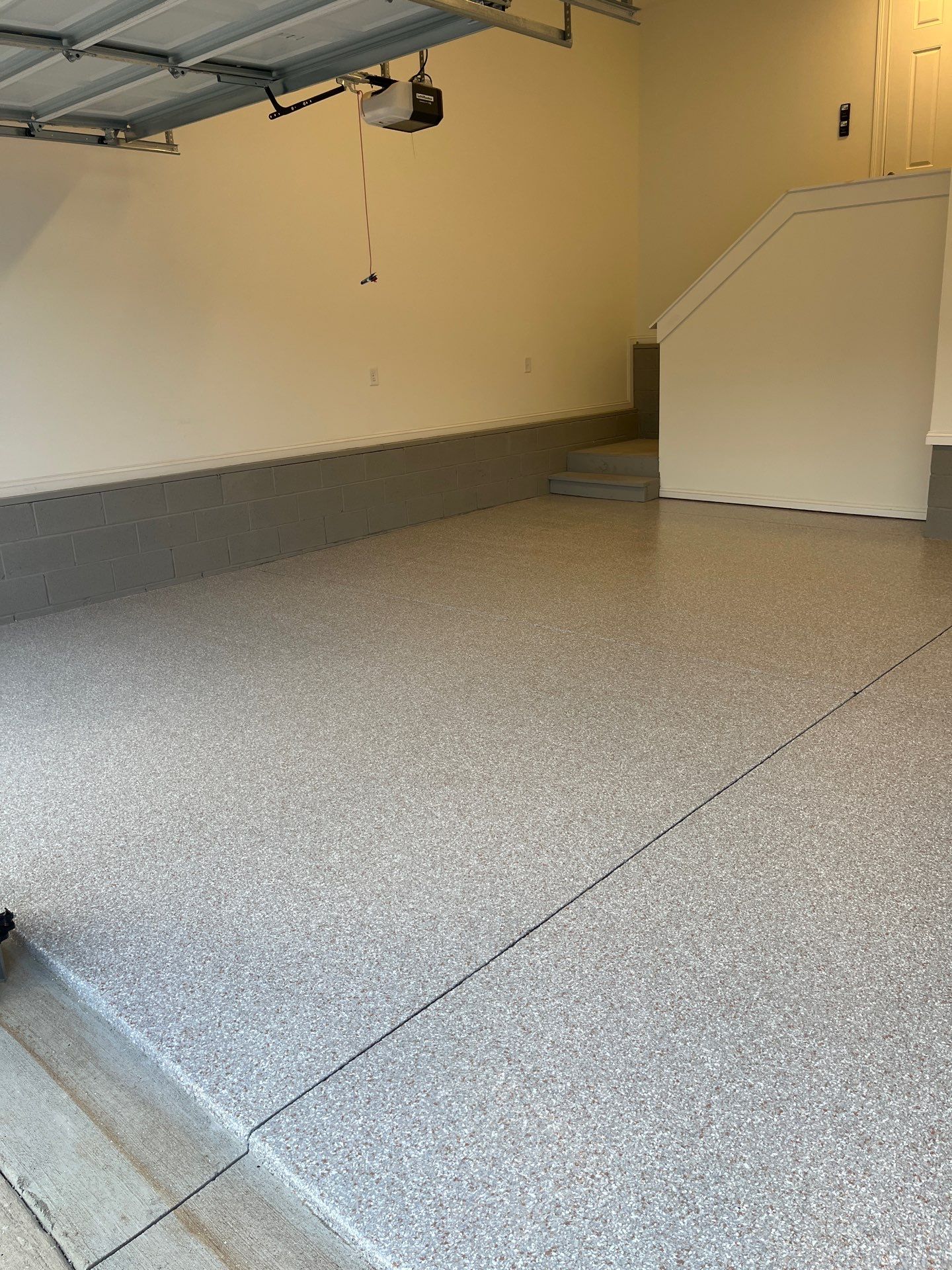 Garage Floor Coating using Palomino by My Garage Floor Guys